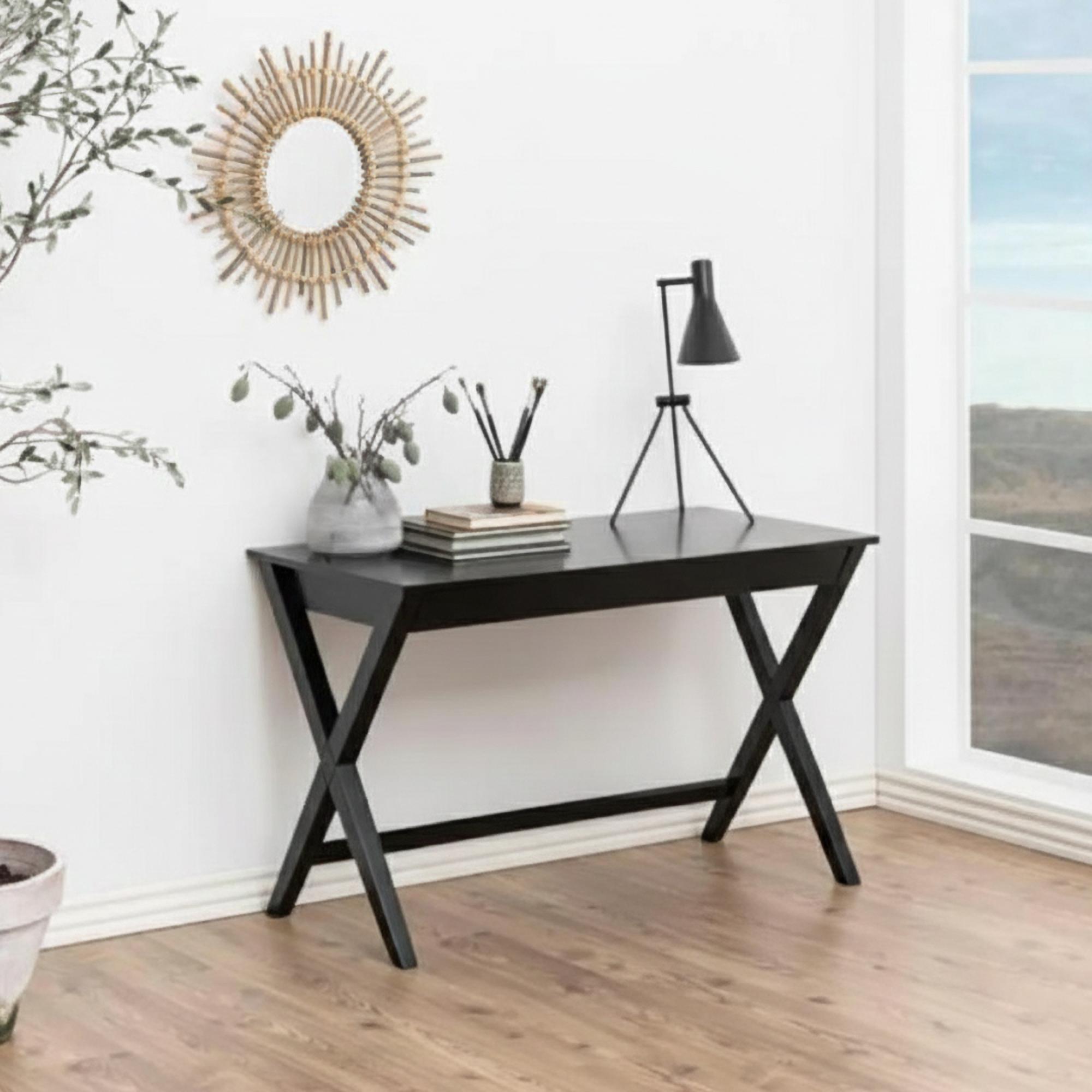 Writex Desk - 1 Drawer - Black Oak