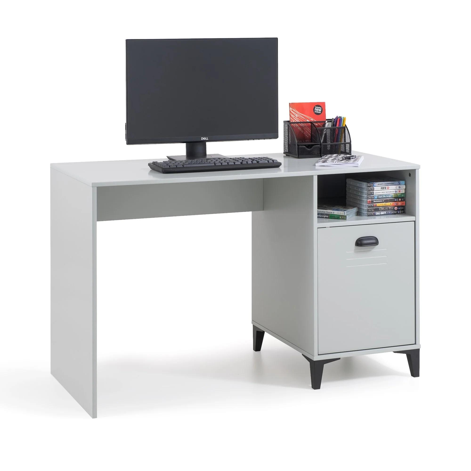 Lakers Locker Desk - 1 Door - Grey