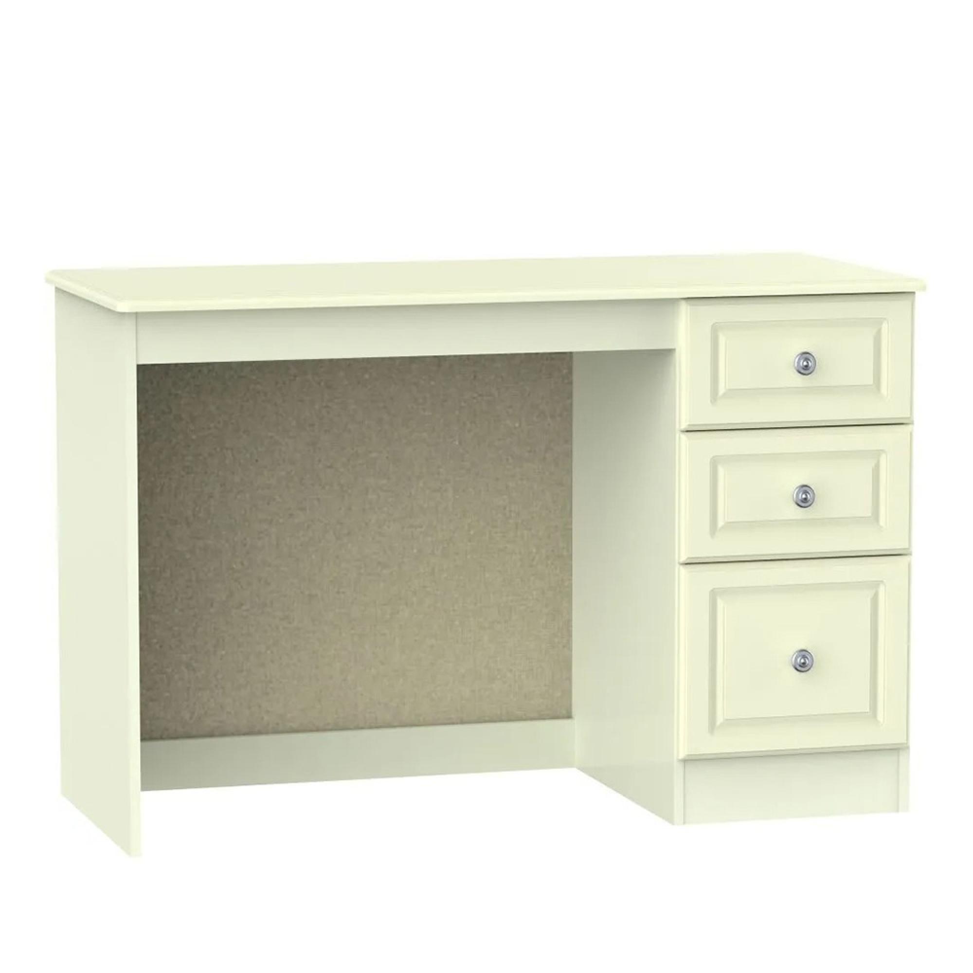 Pembroke Desk - 3 Drawer - Cream