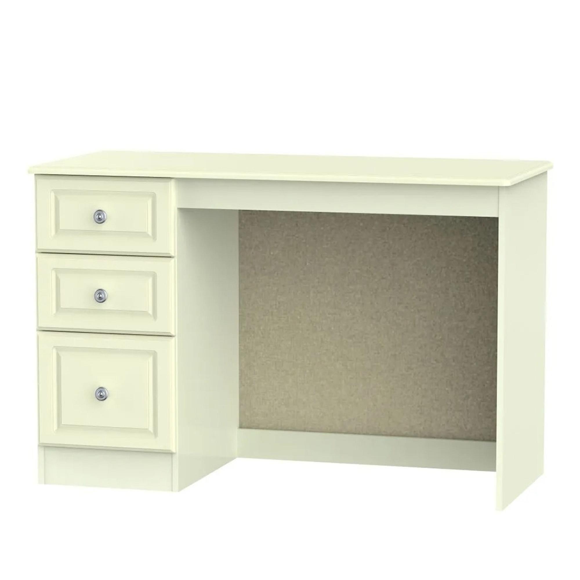 Pembroke Desk - 3 Drawer - Cream