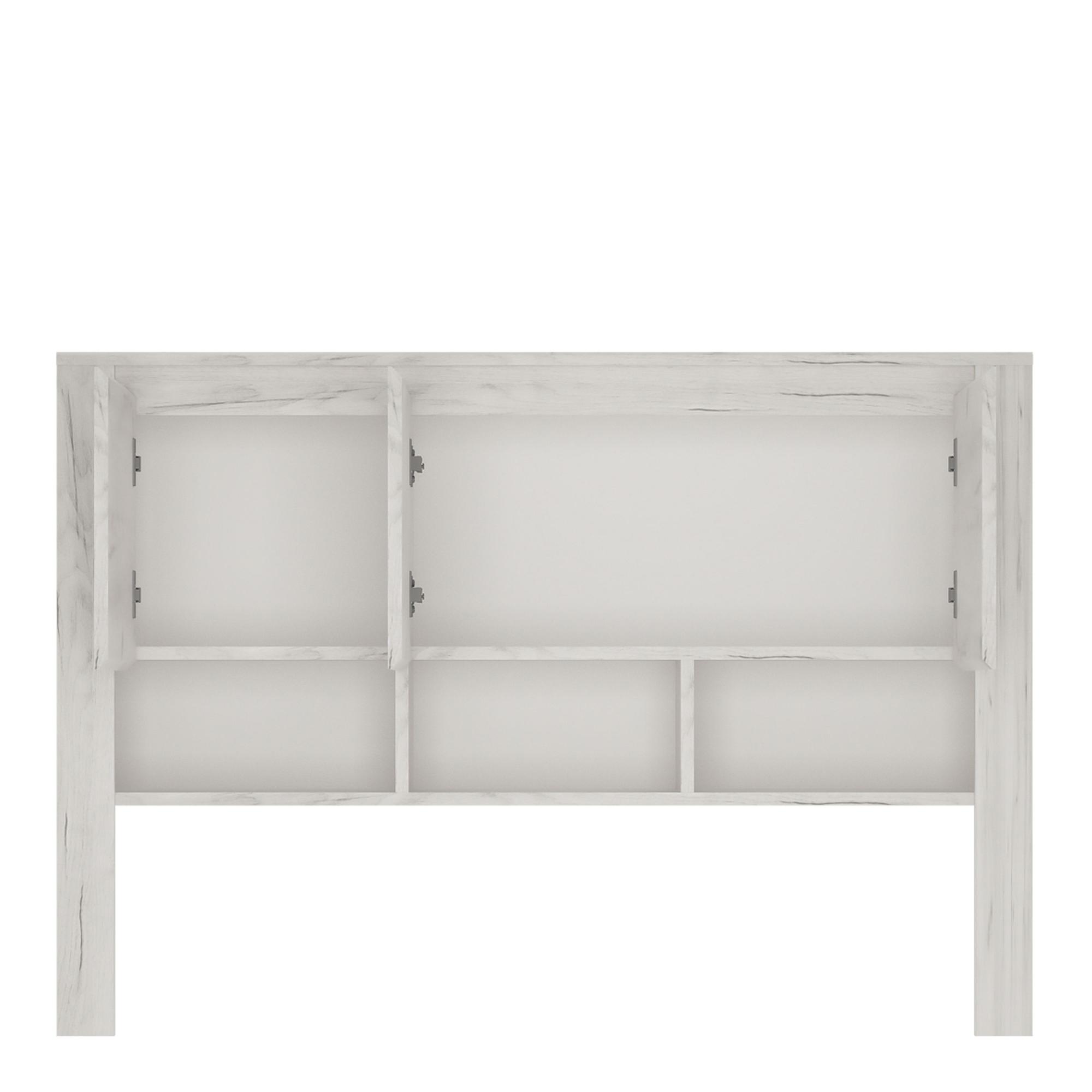 Angel Desk Top Unit - 3 Doors - White