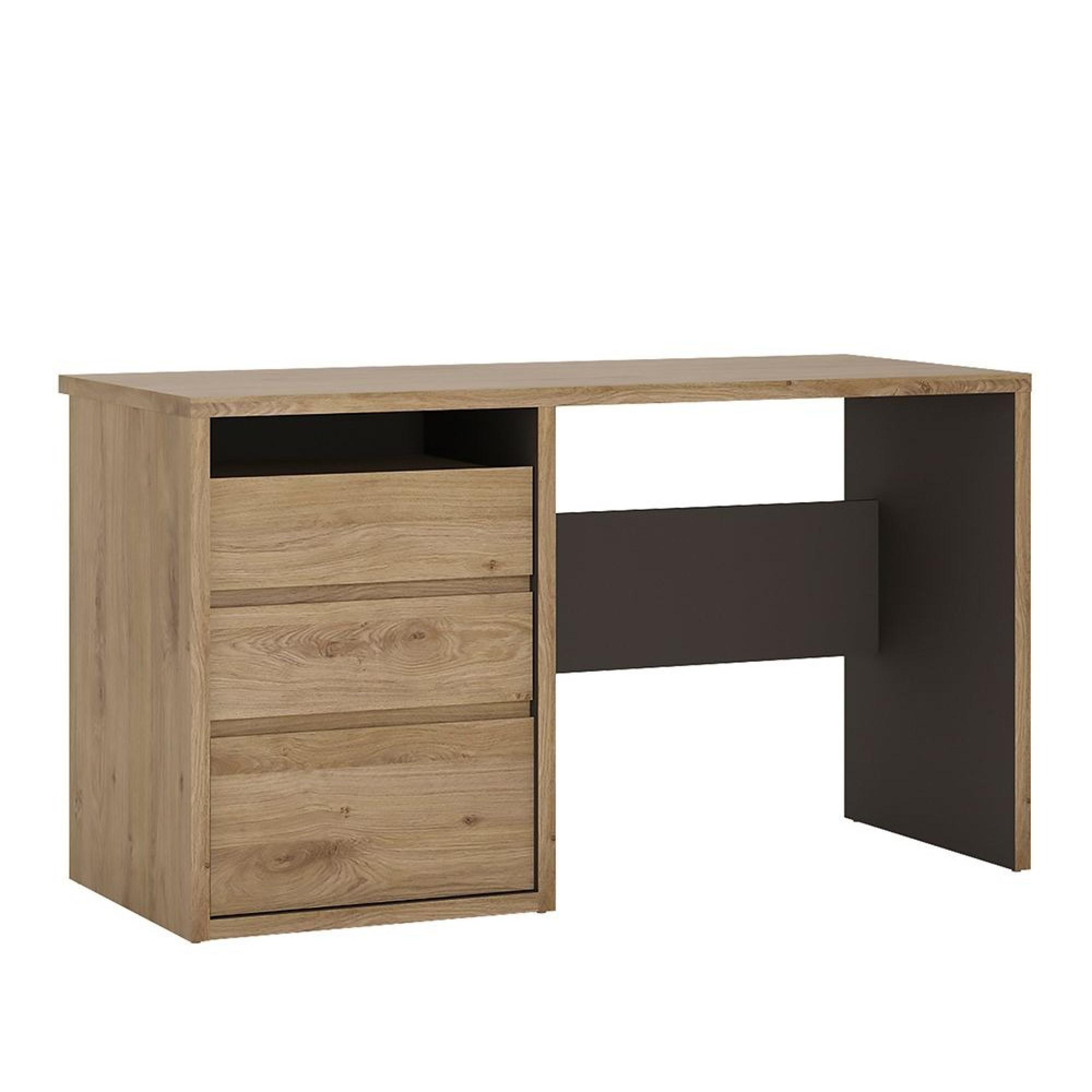 Shetland Desk - 3 Drawer - Oak