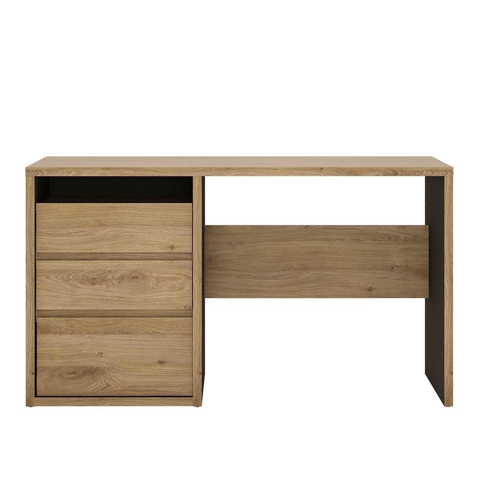 Shetland Desk - 3 Drawer - Oak
