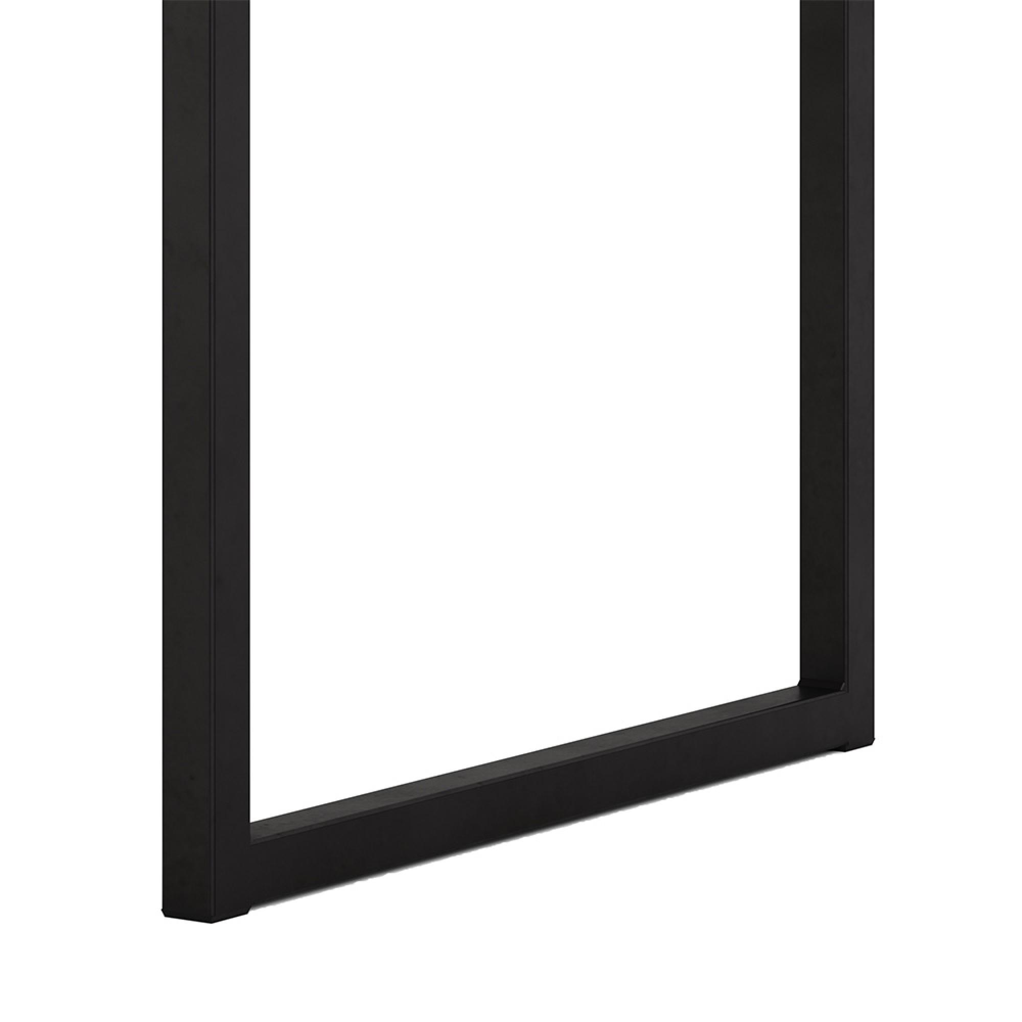 Function Plus Corner Desk - 2 Drawer - Black and Oak