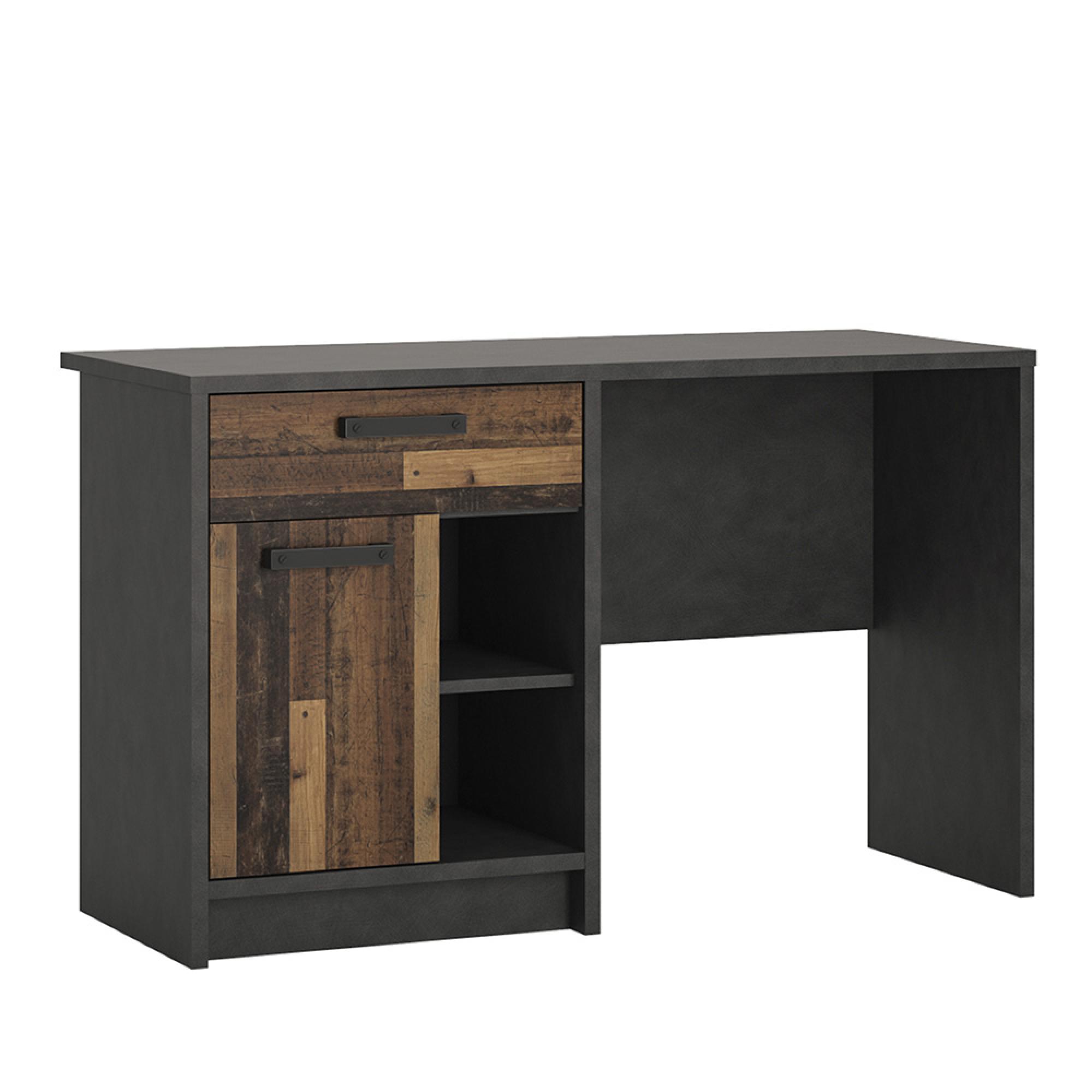 Brooklyn Desk - 1 Door - 1 Drawer - Rustic