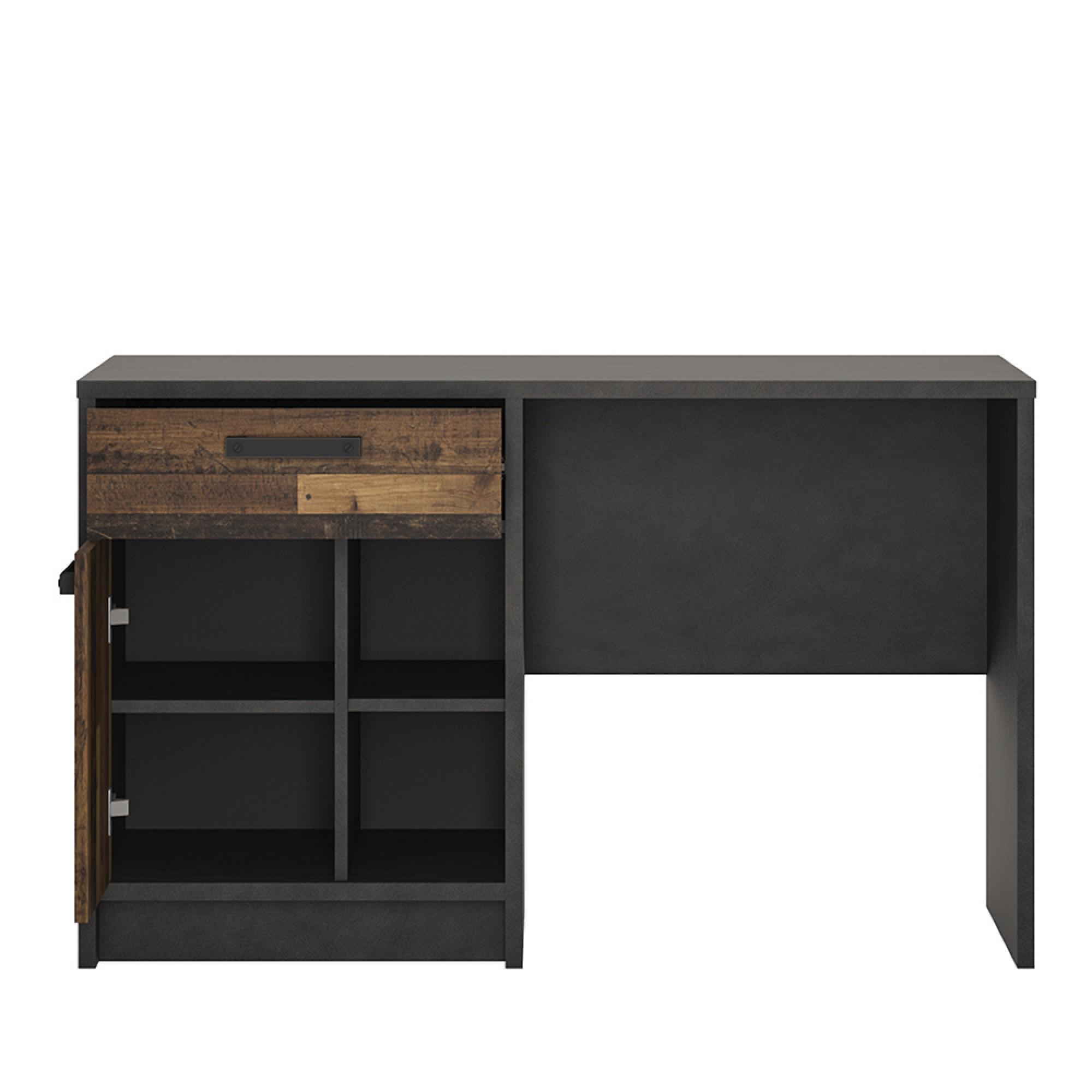 Brooklyn Desk - 1 Door - 1 Drawer - Rustic