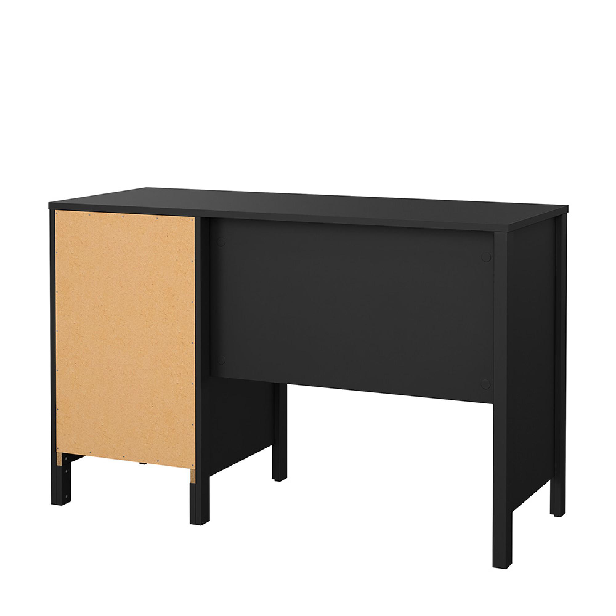 Barcelona Desk - 3 Drawer - Black