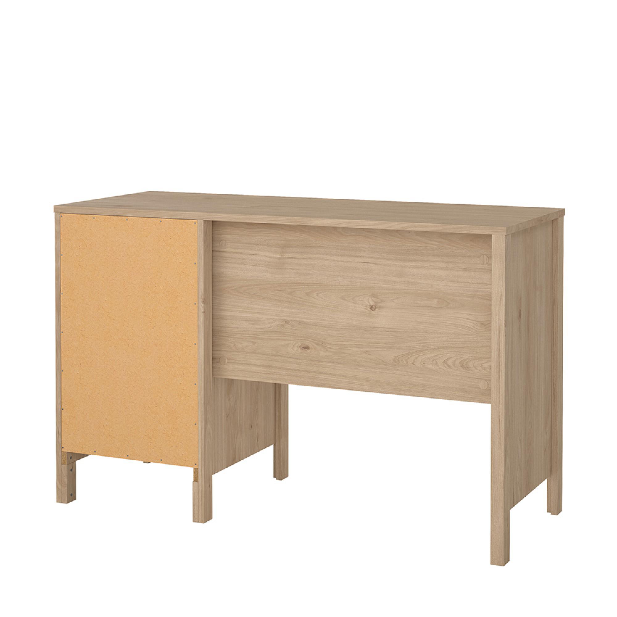 Barcelona Desk - 3 Drawer - Jackson Hickory Oak