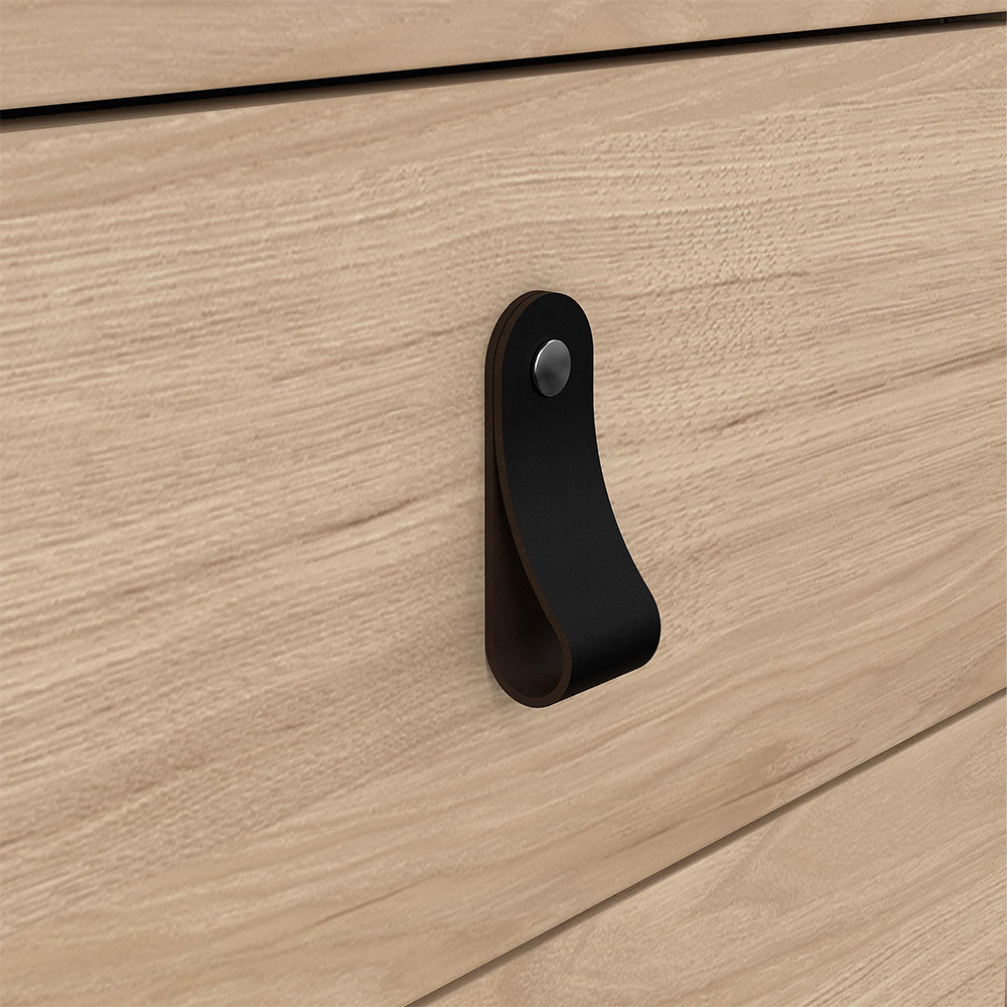 Barcelona Desk - 3 Drawer - Jackson Hickory Oak