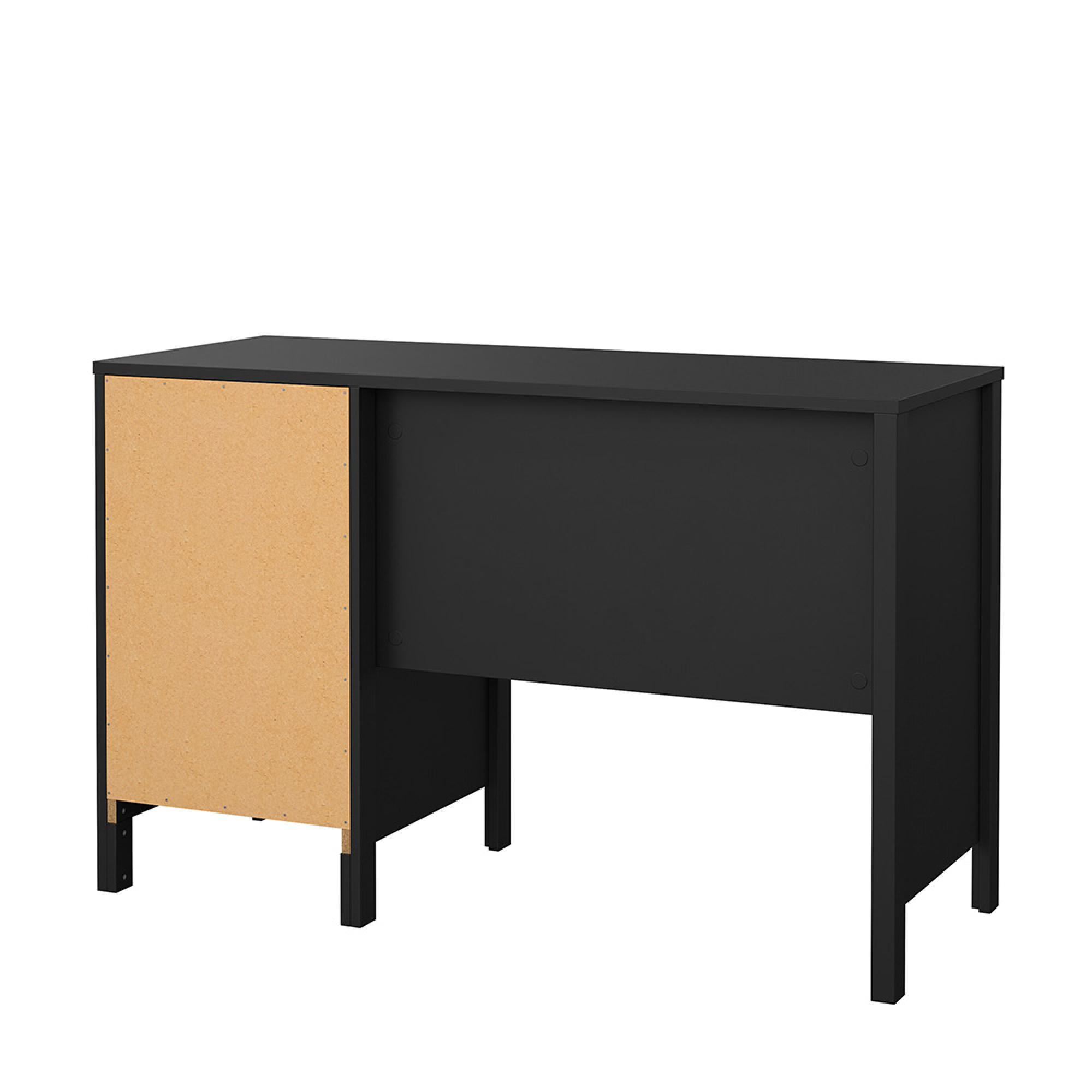 Madrid Desk - 3 Drawer - Black