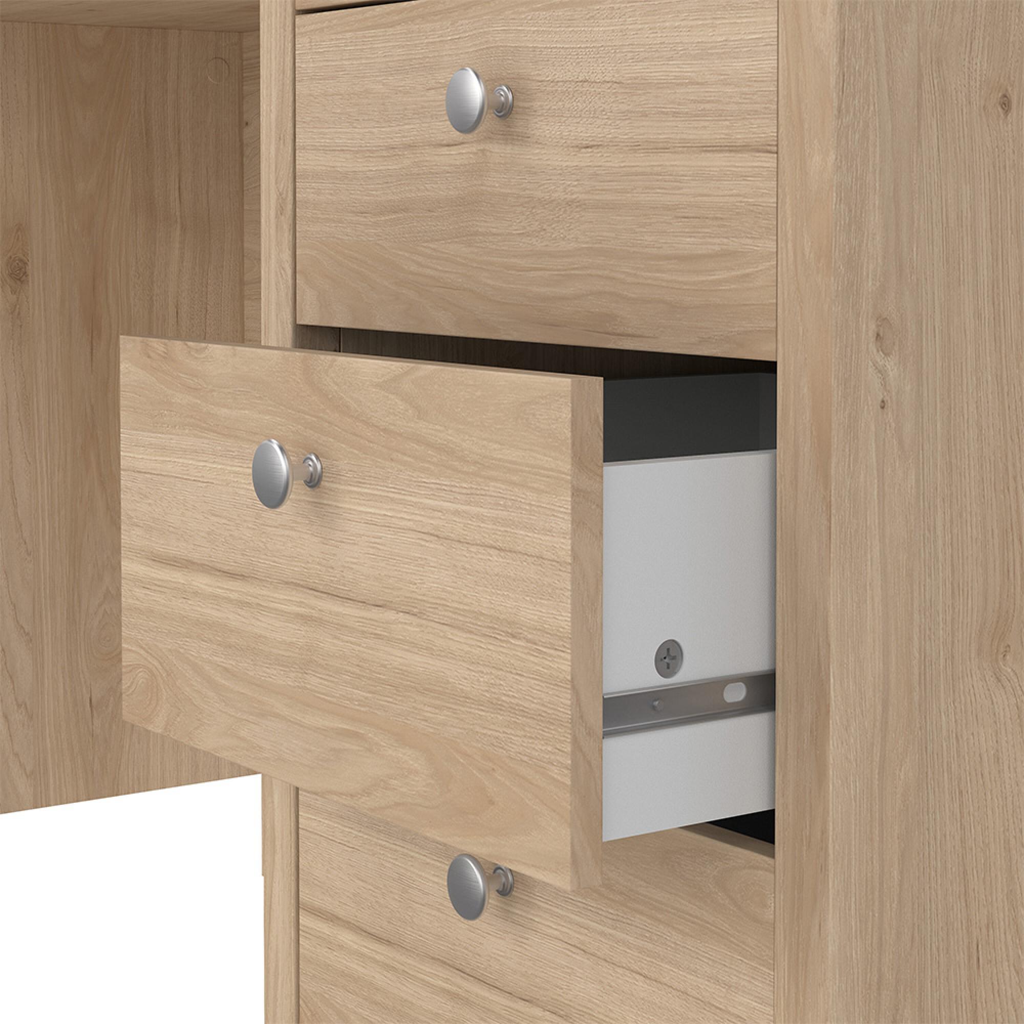 Madrid Desk - 3 Drawer - Jackson Hickory Oak