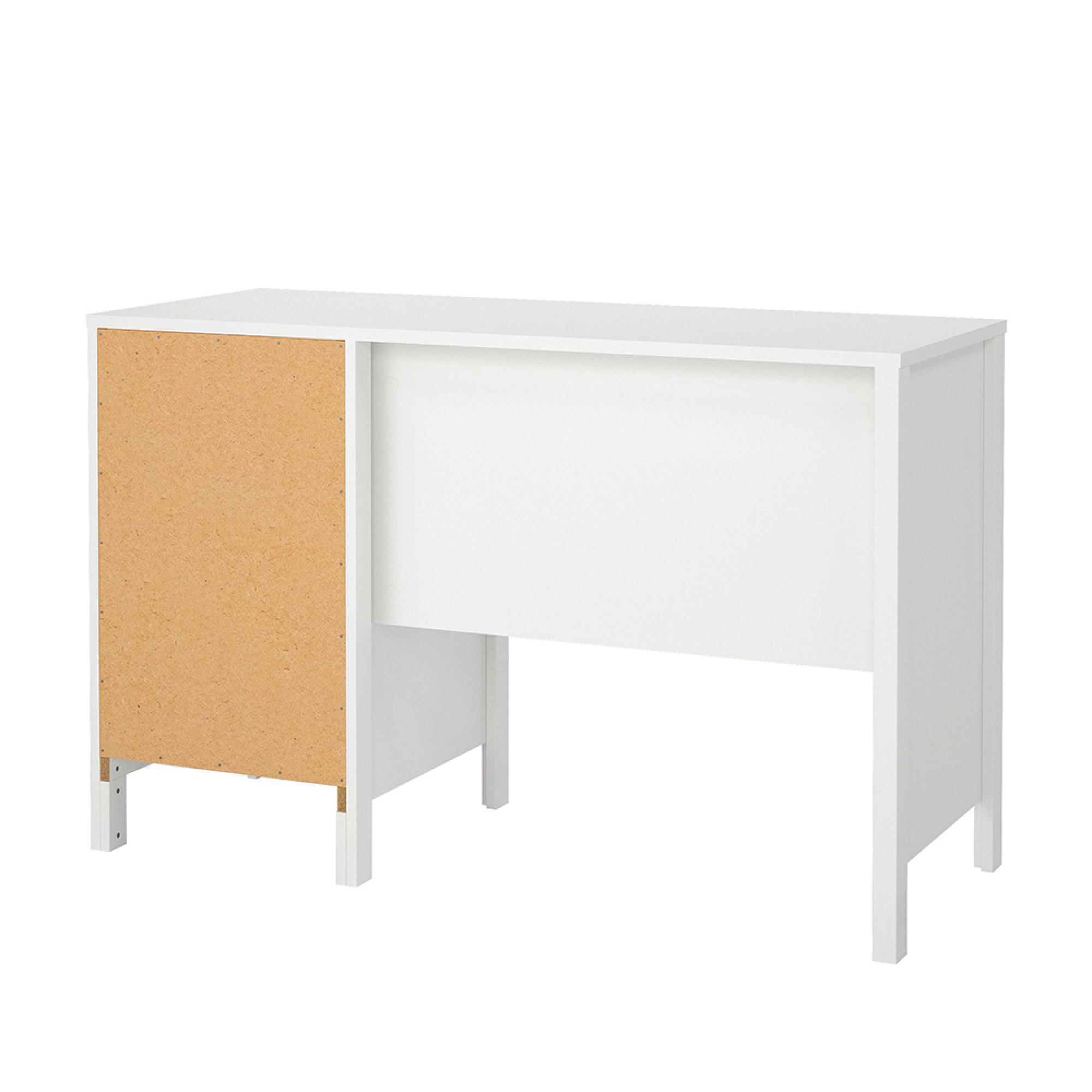 Madrid Desk - 3 Drawer - White