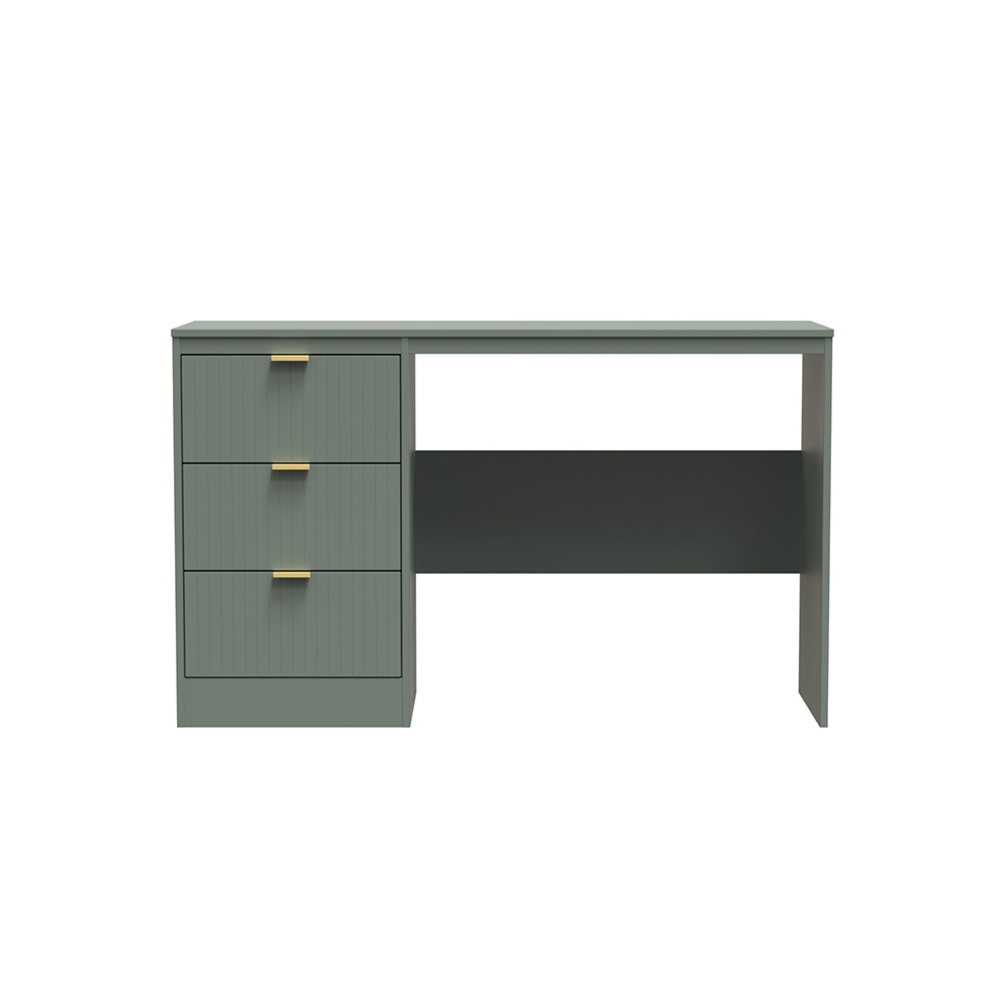 Nashville Desk - 3 Drawer - Green