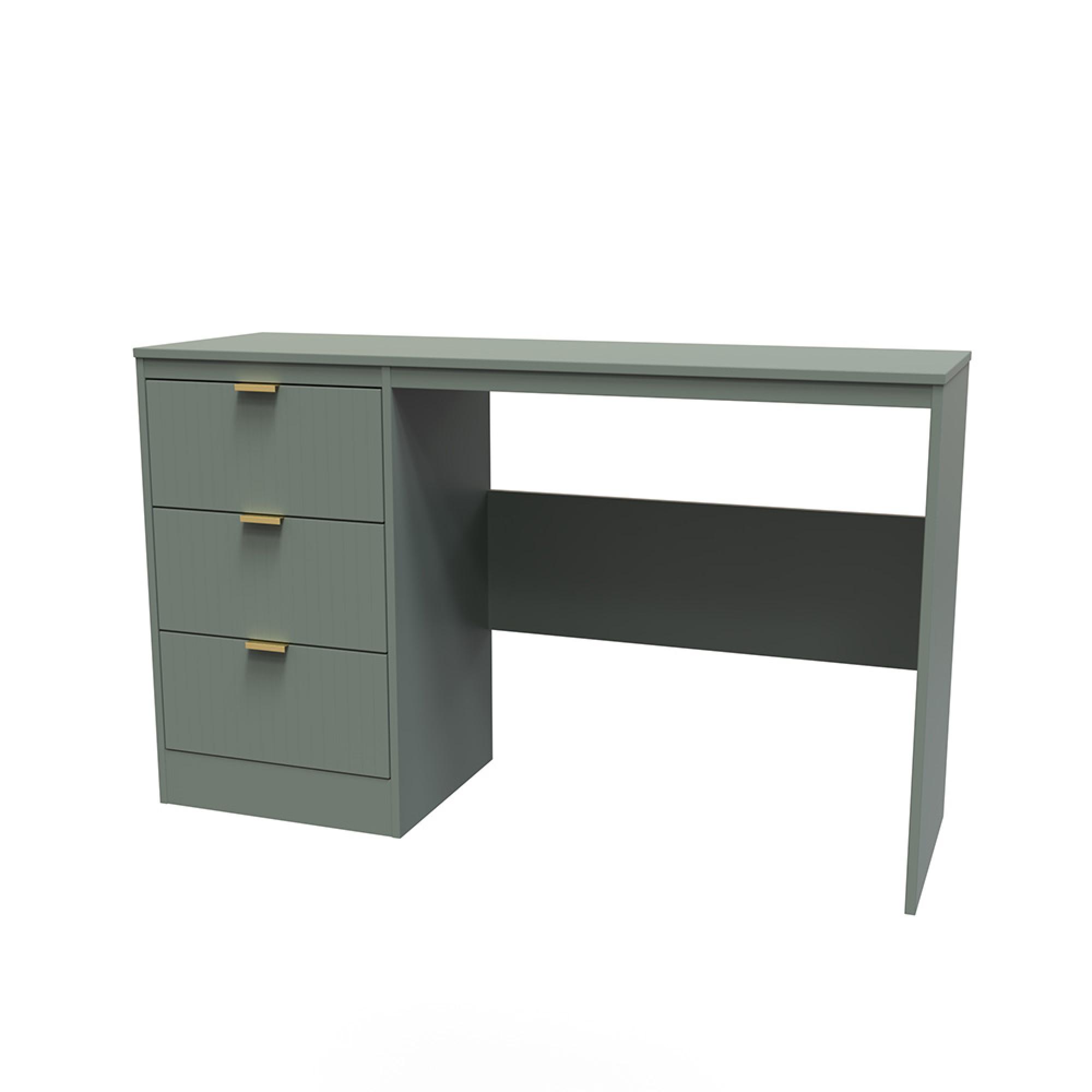 Nashville Desk - 3 Drawer - Green
