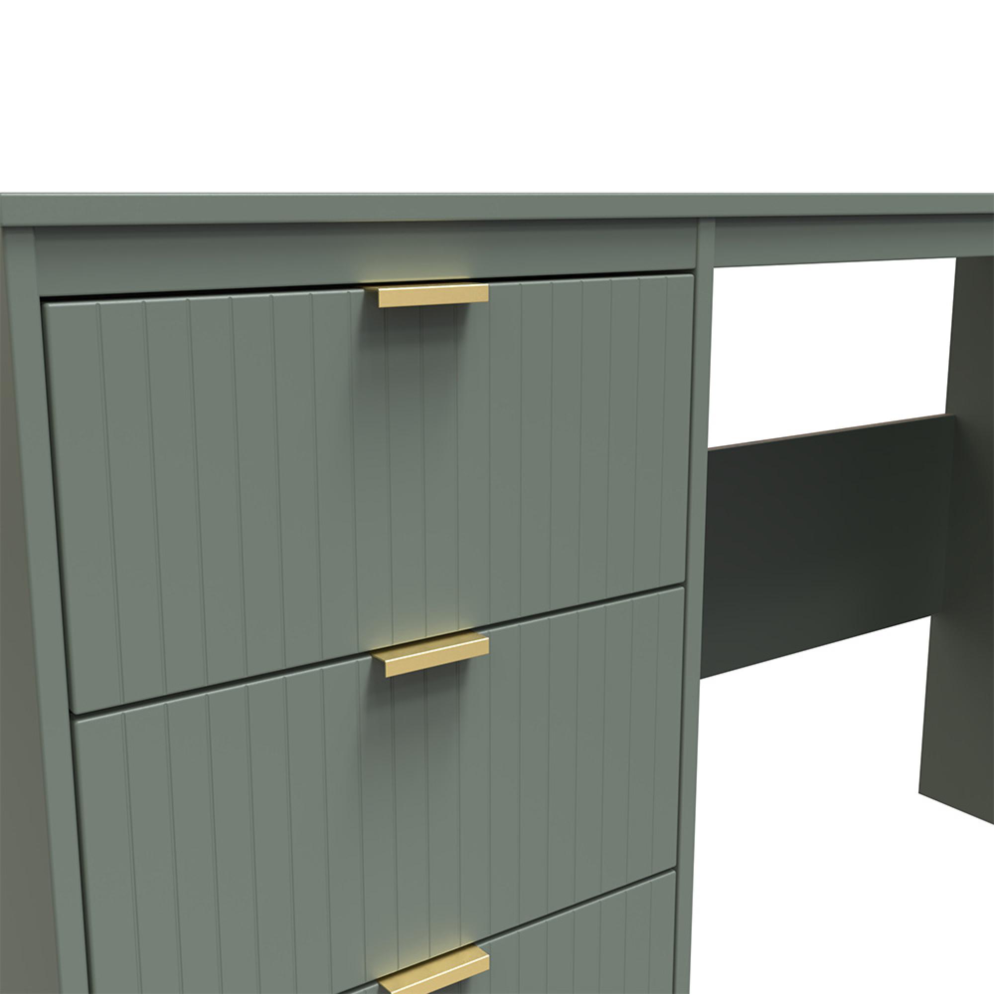 Nashville Desk - 3 Drawer - Green