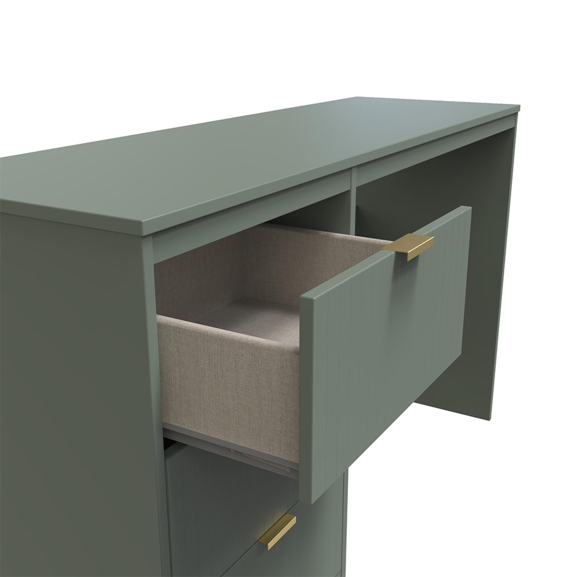 Nashville Desk - 3 Drawer - Green
