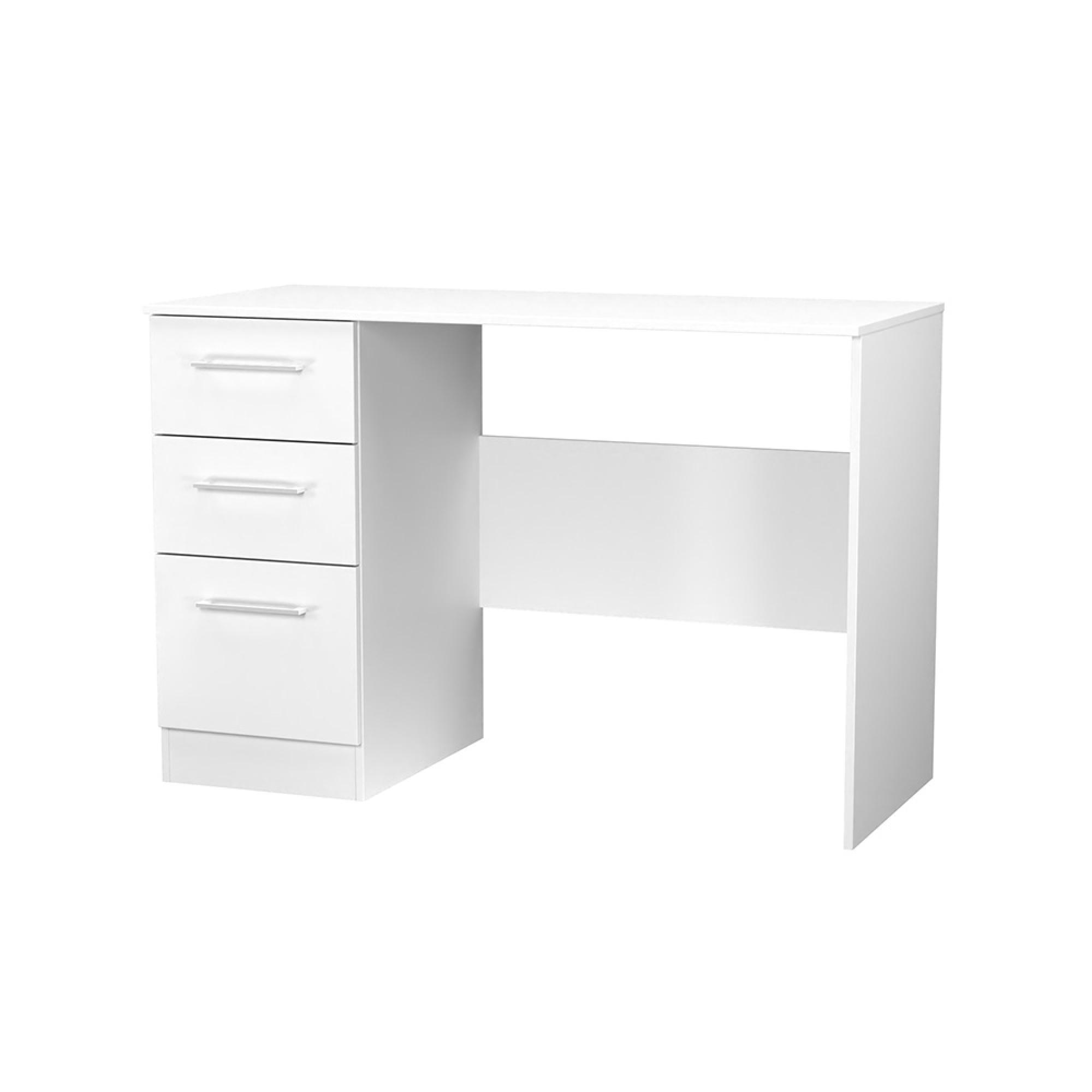 Worcester Desk - 3 Drawer - White