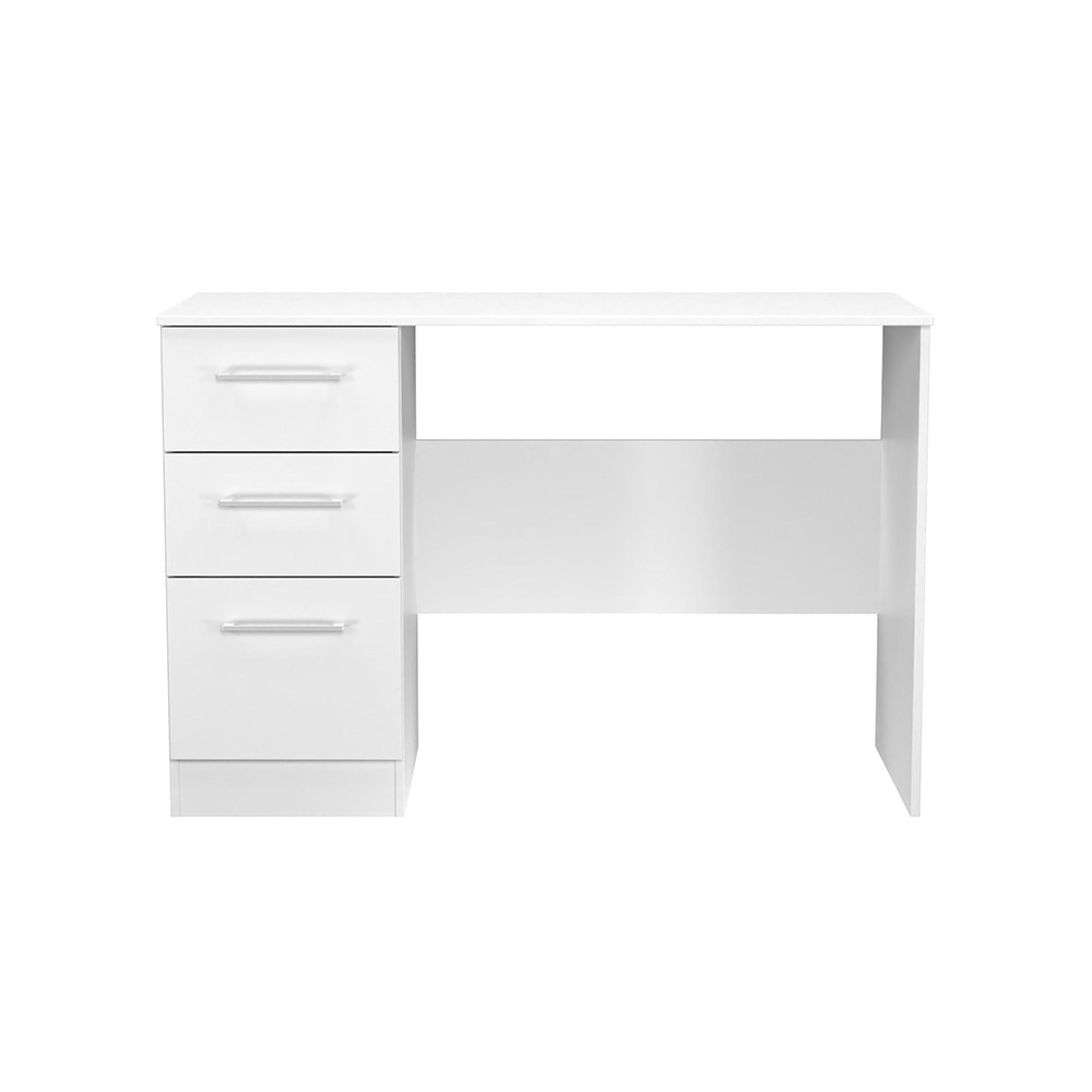 Worcester Desk - 3 Drawer - White