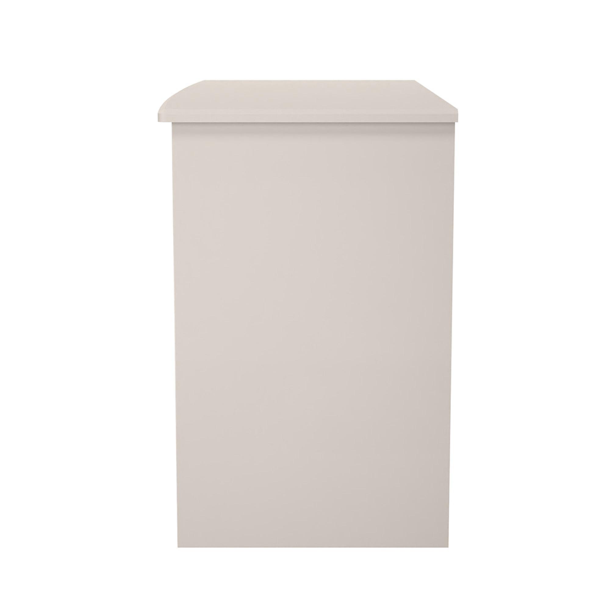Camden Desk - 3 Drawer - Gloss Cashmere