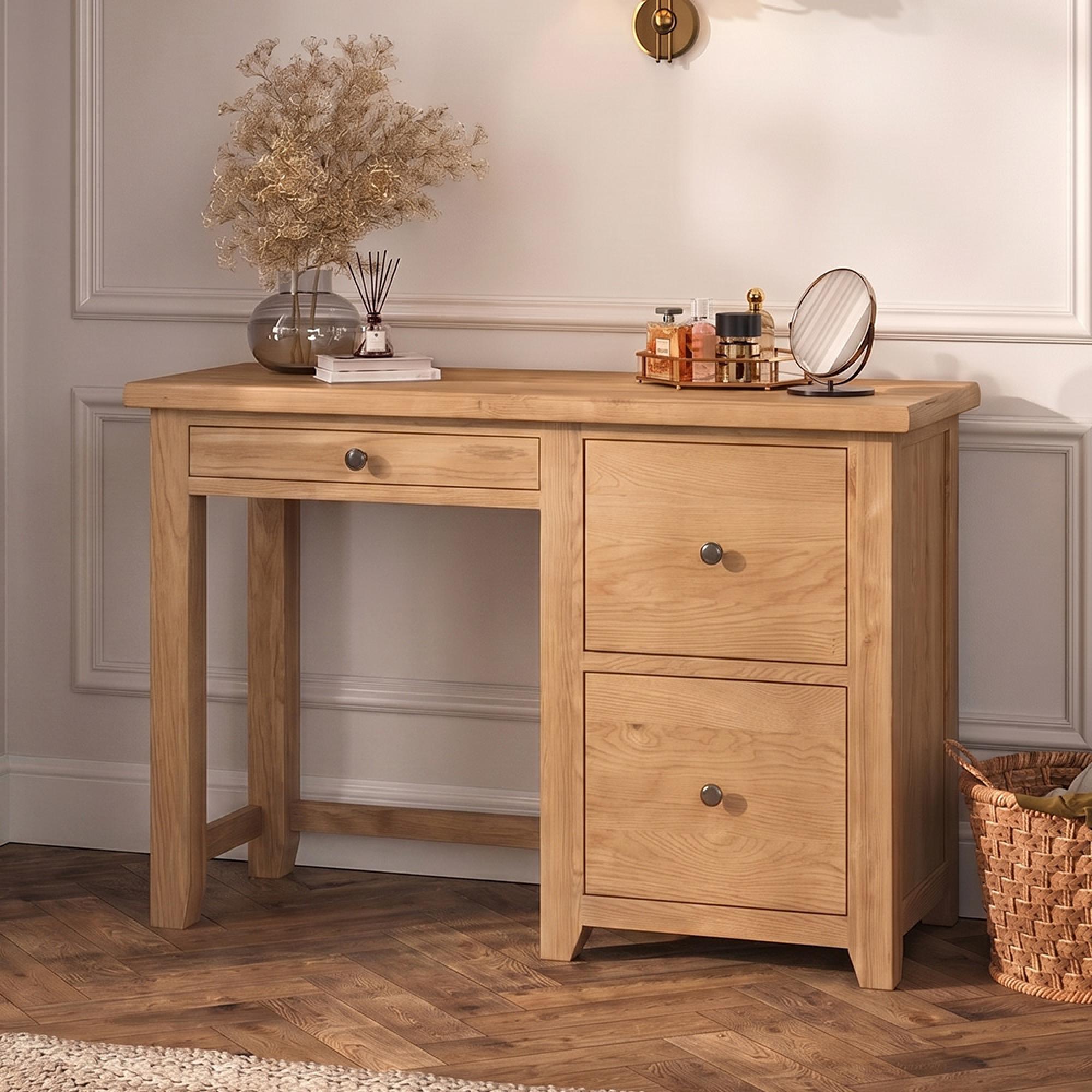 Appleby Desk - 3 Drawer - Oak