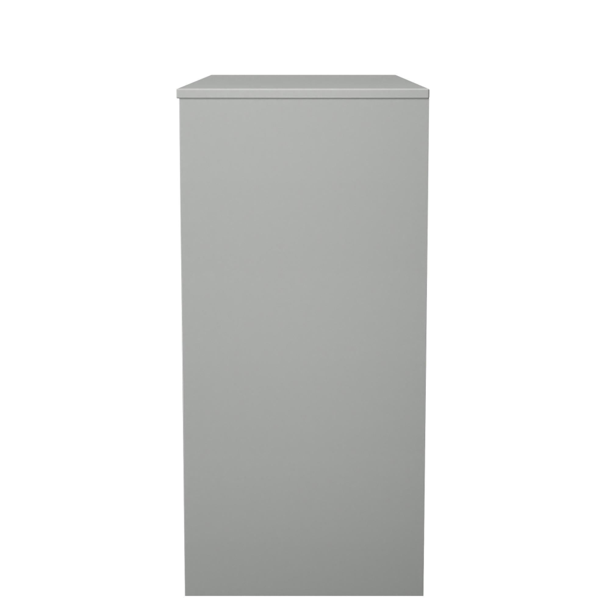 Leona Desk - 4 Drawer - Dusk Grey