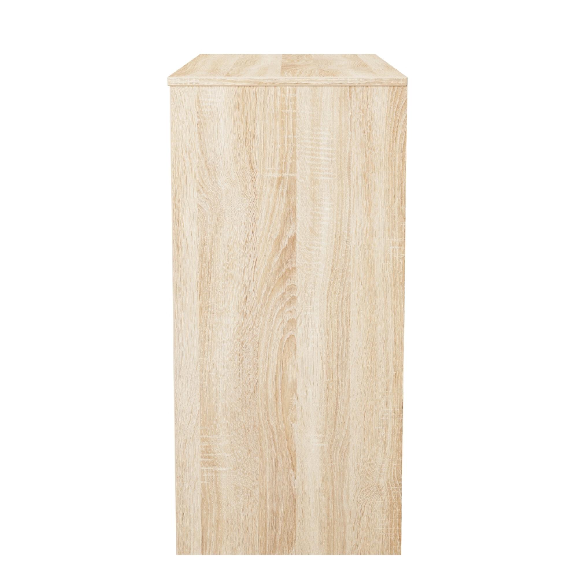 Leona Desk - 4 Drawer - Bardolino Oak