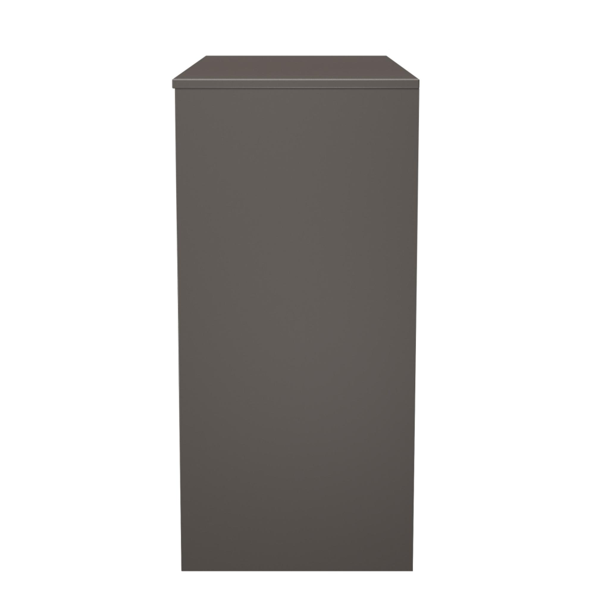Leona Desk - 4 Drawer - Graphite