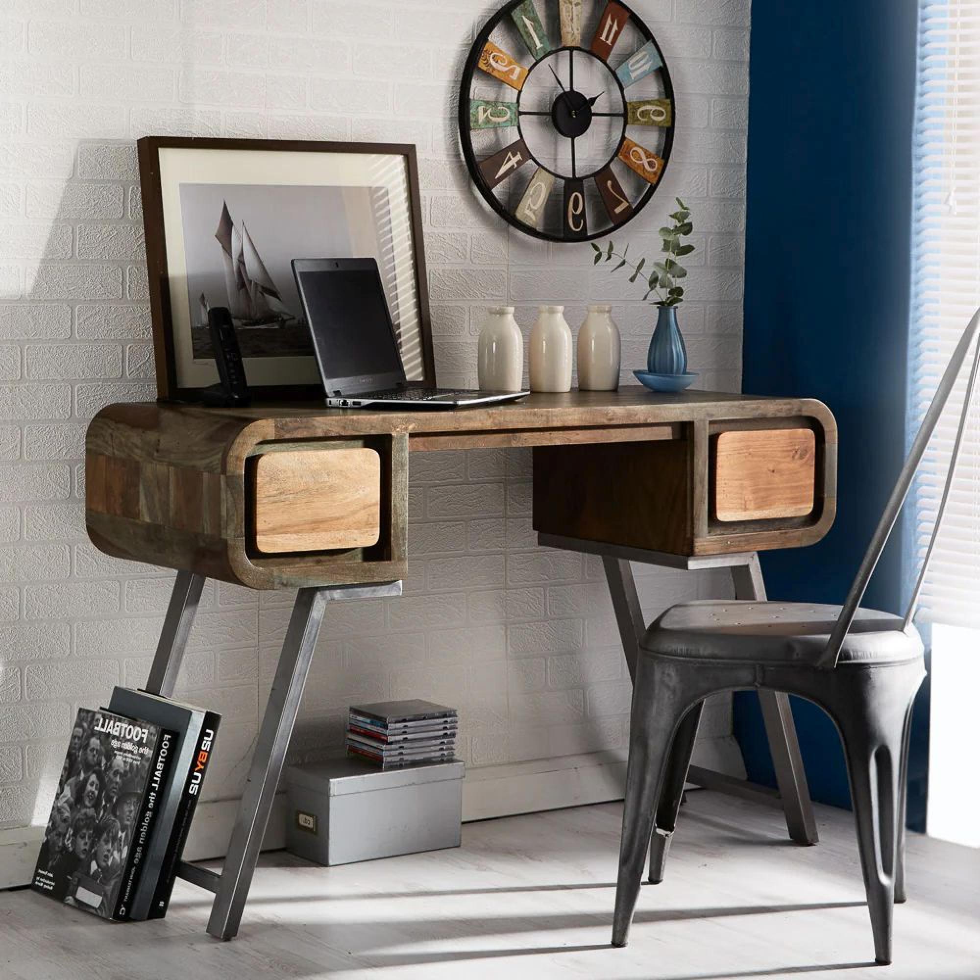Aspen Writing Desk - Industrial - Reclaimed Wood
