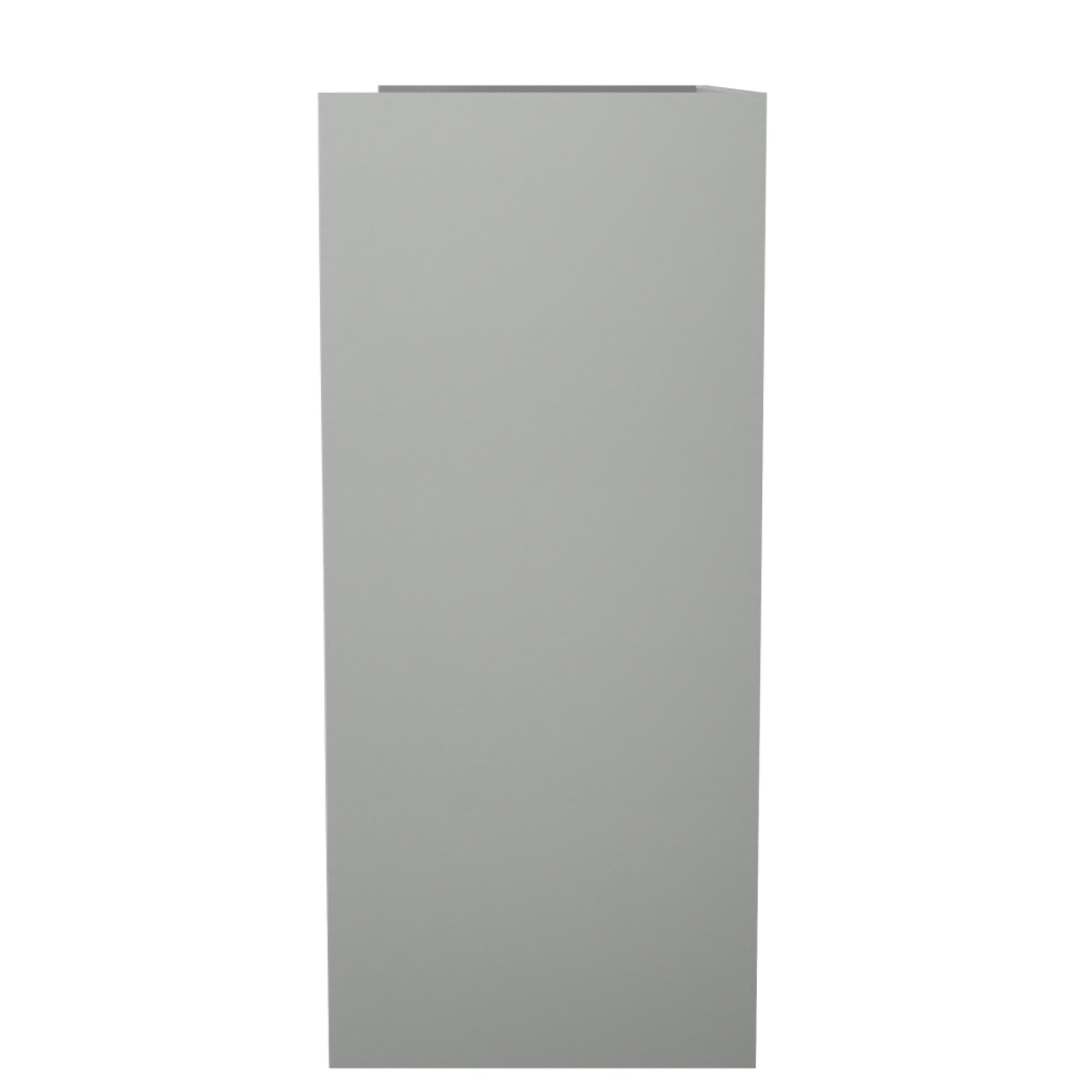 Osaka Desk - 4 Drawer - Dusk Grey Fluted