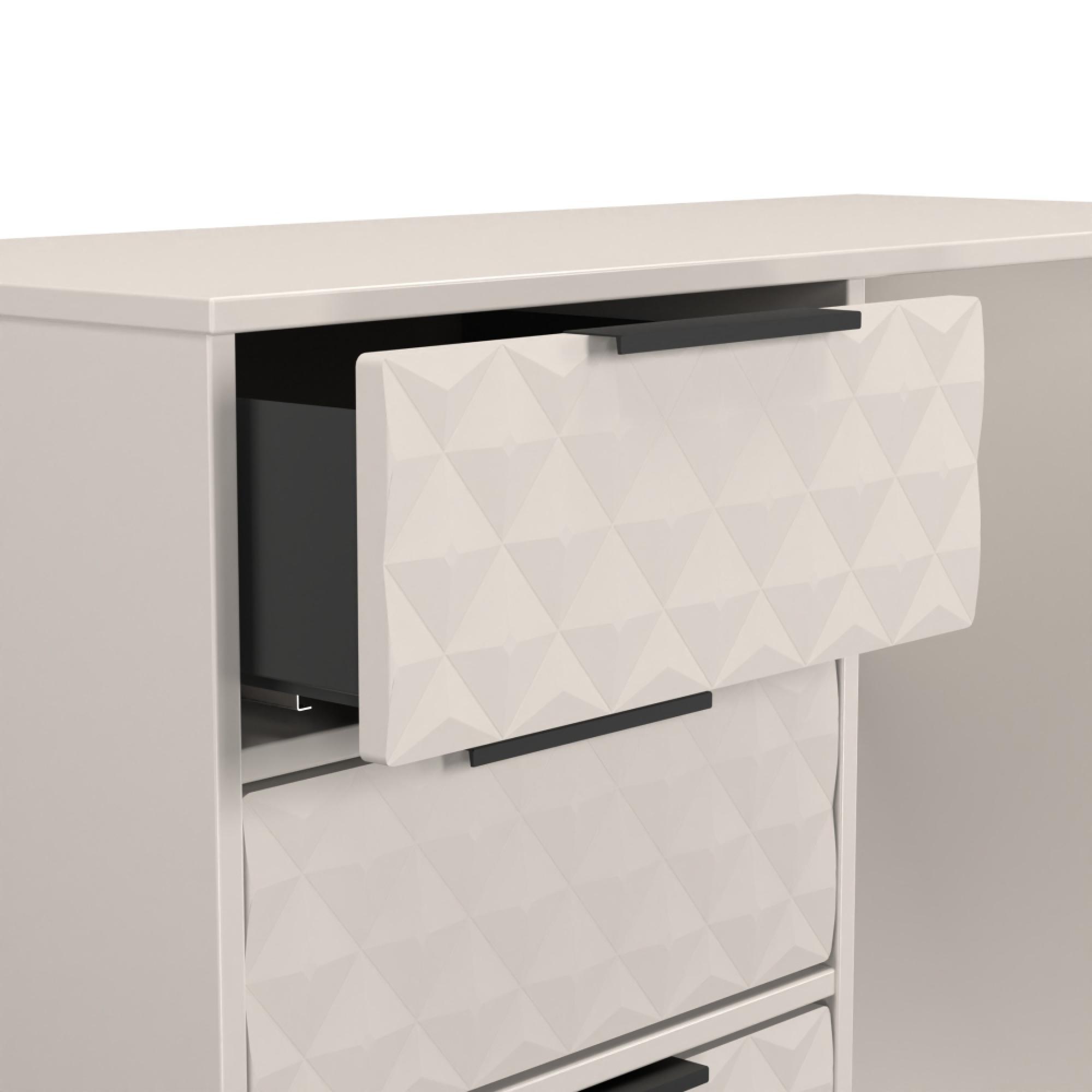 Harlequin Desk - 4 Drawer - Kashmir Matt