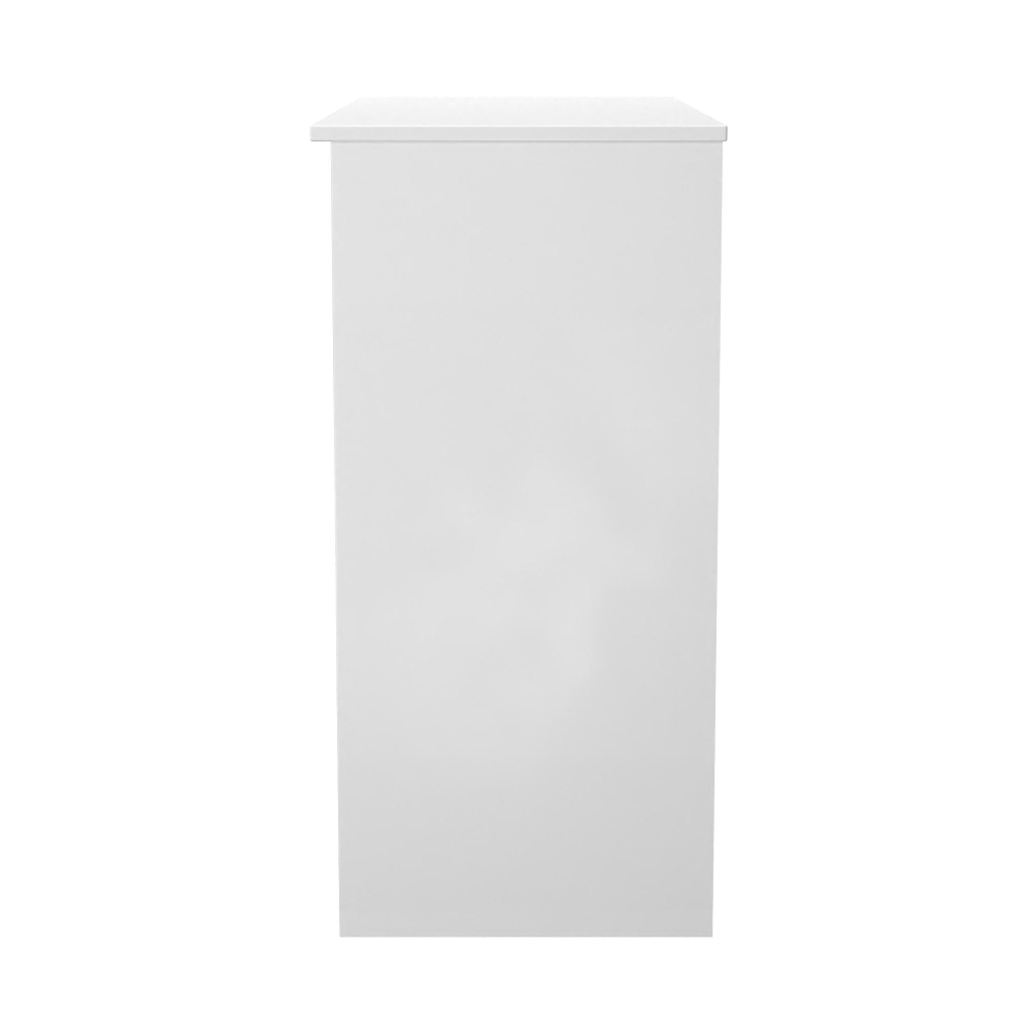 Yarmouth Desk - 3 Drawer - White Matt