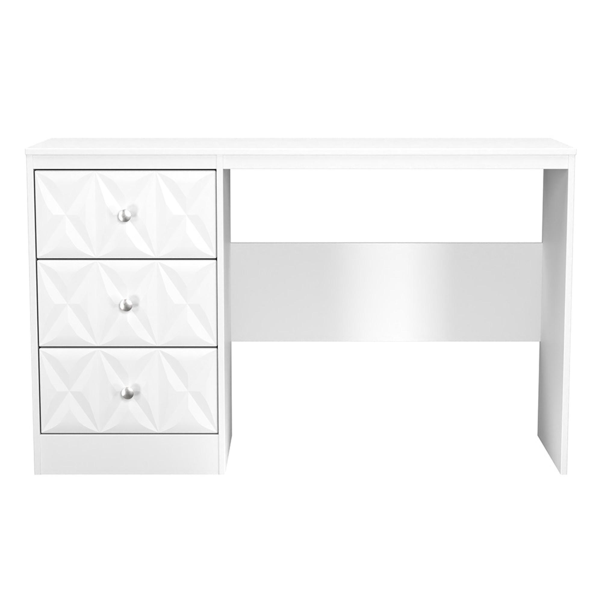 San Jose Desk - 3 Drawer - White