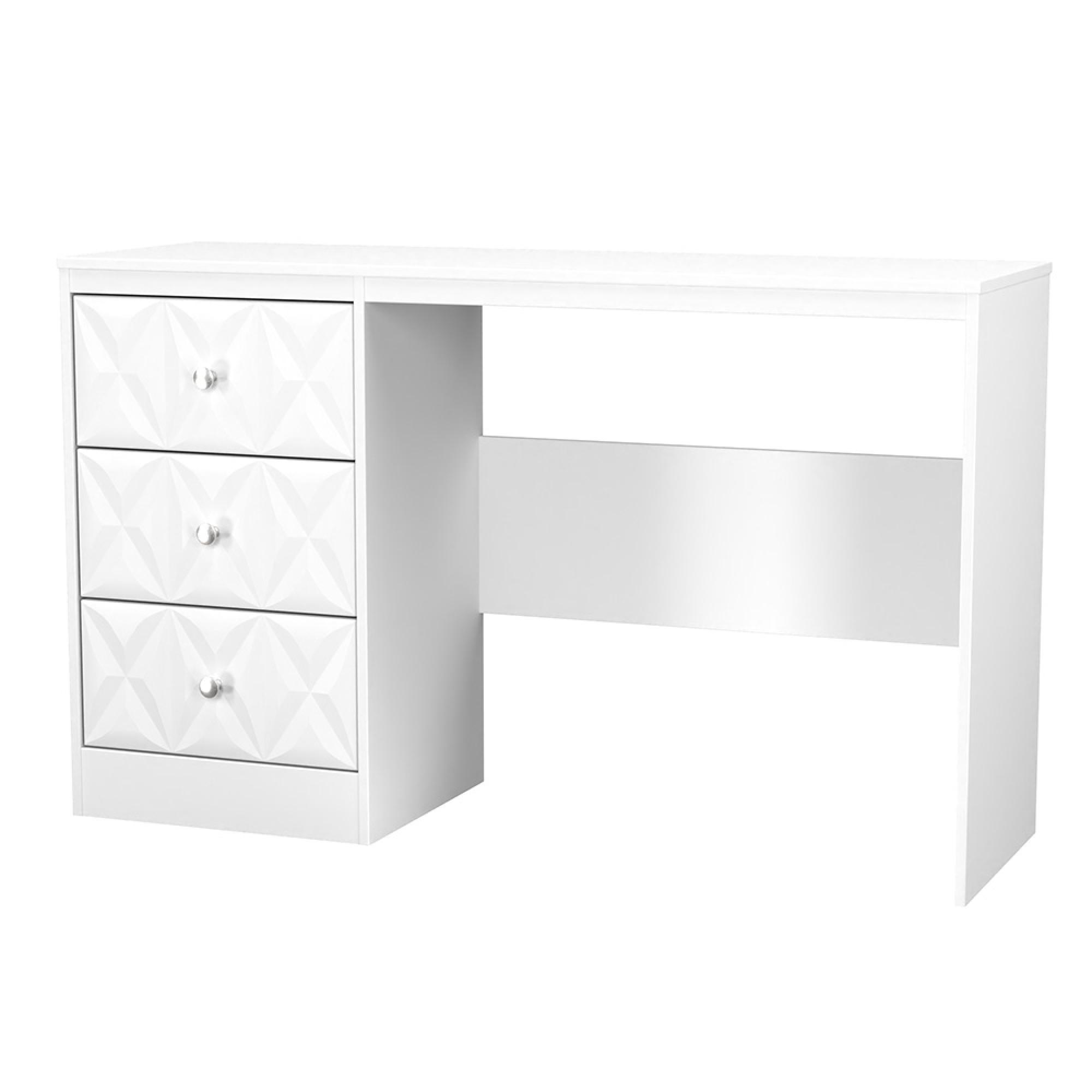 San Jose Desk - 3 Drawer - White