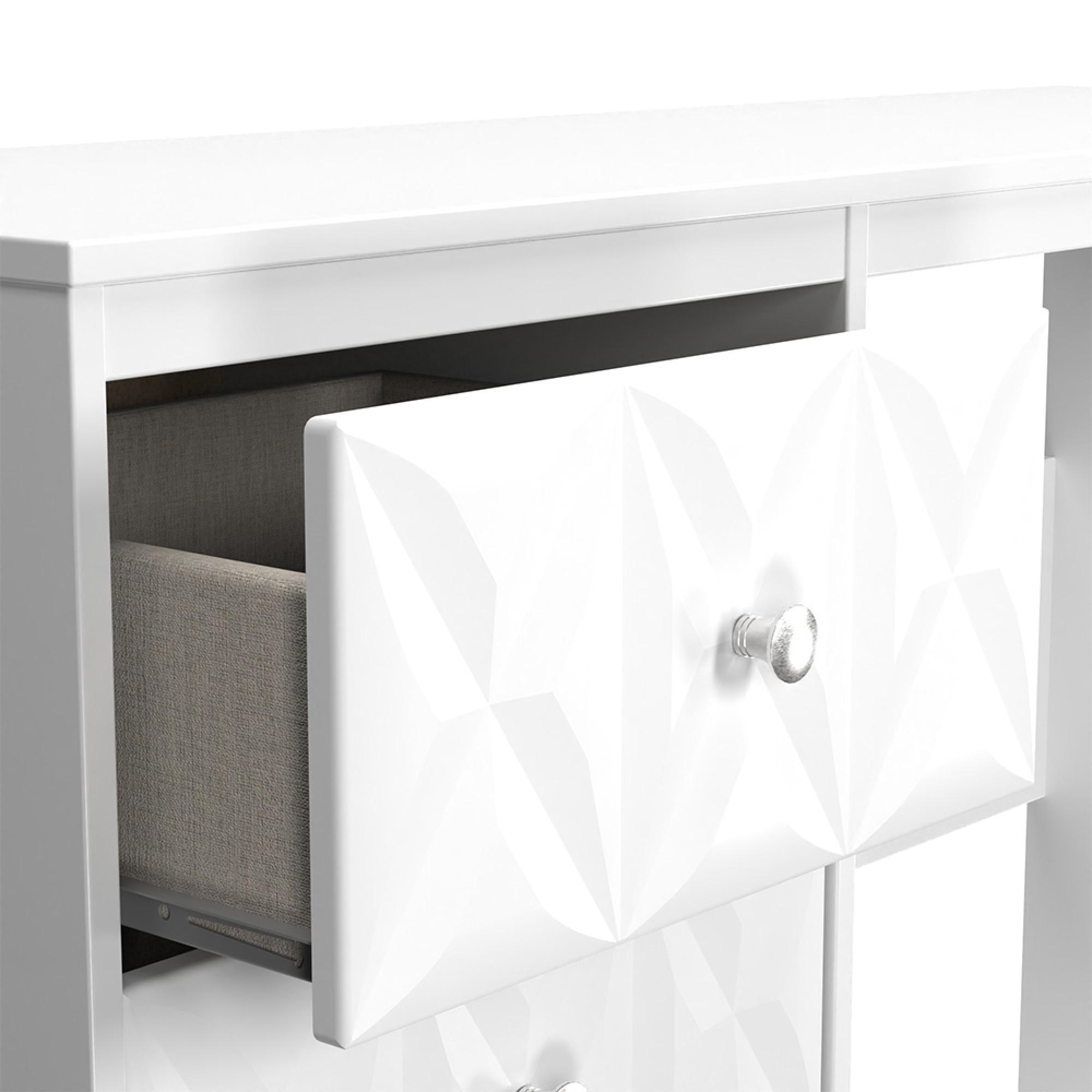 San Jose Desk - 3 Drawer - White