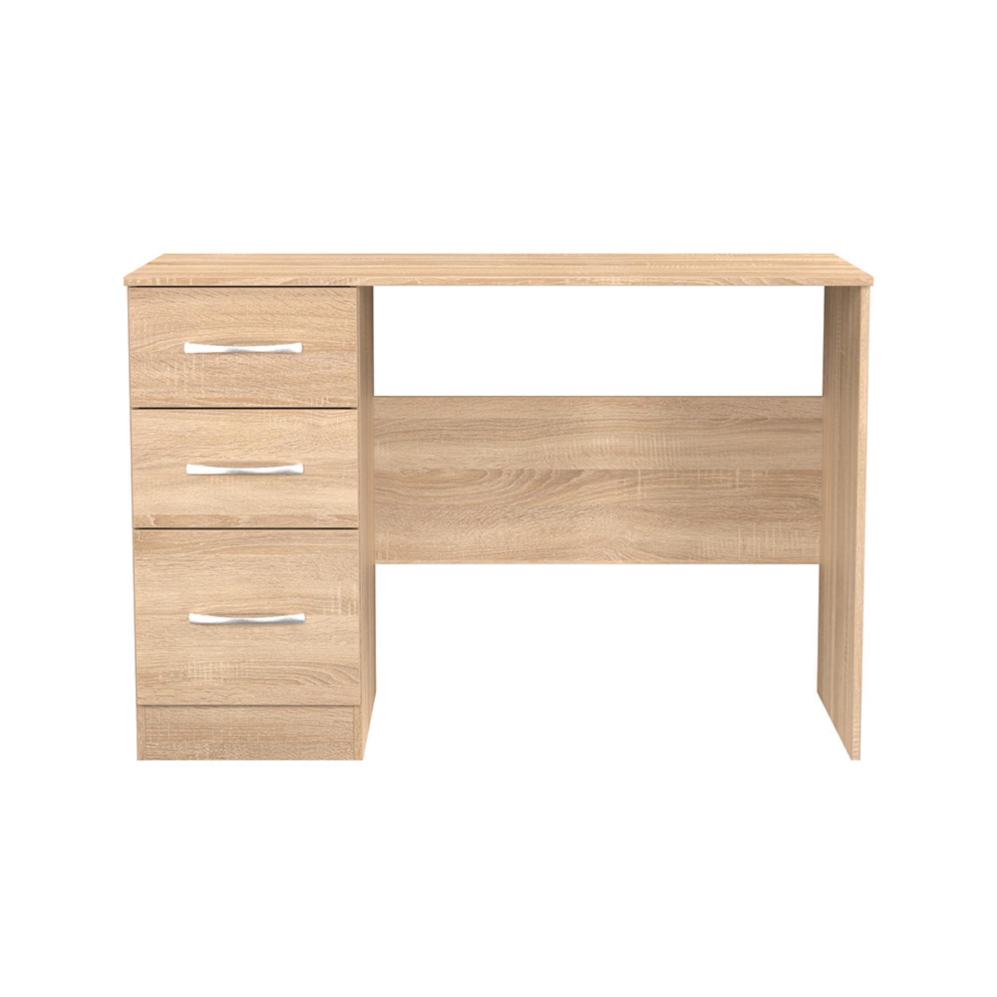 Avon Desk - 3 Drawer - Oak