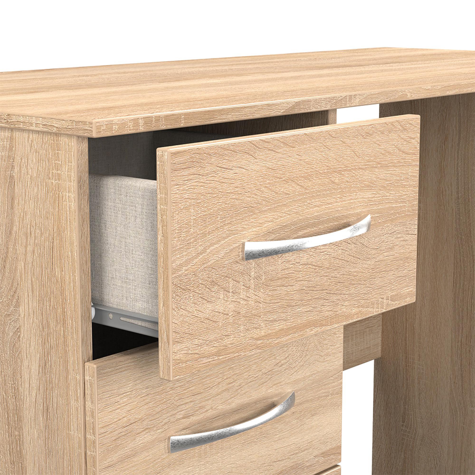 Avon Desk - 3 Drawer - Oak