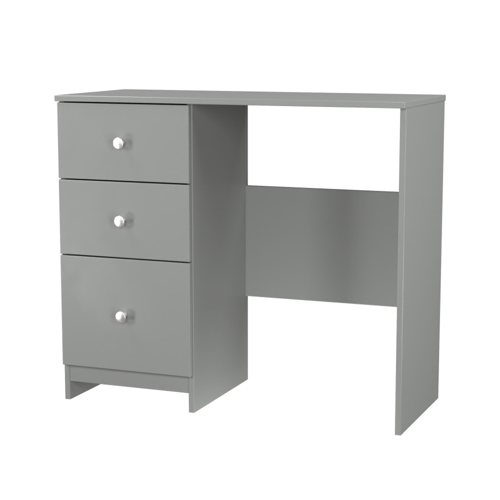 Yarmouth Desk - 3 Drawer - Dusk Grey
