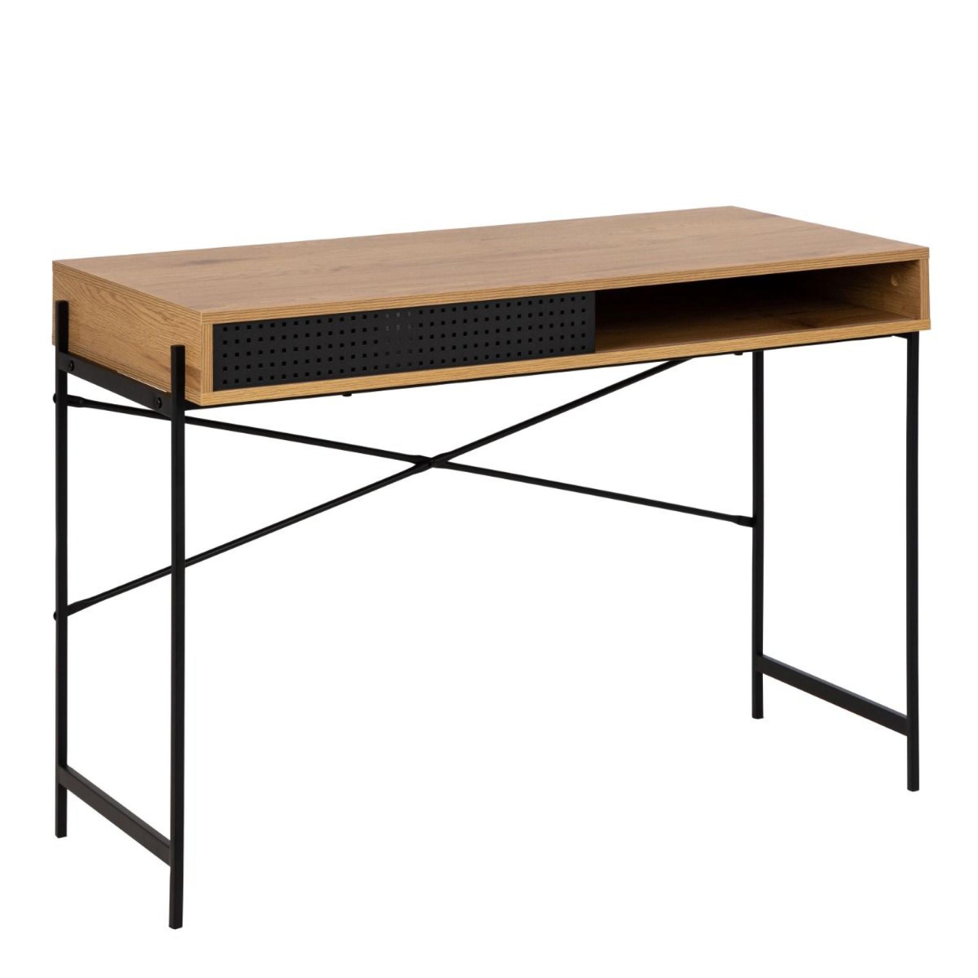 Angus Desk - 1 Door - Oak