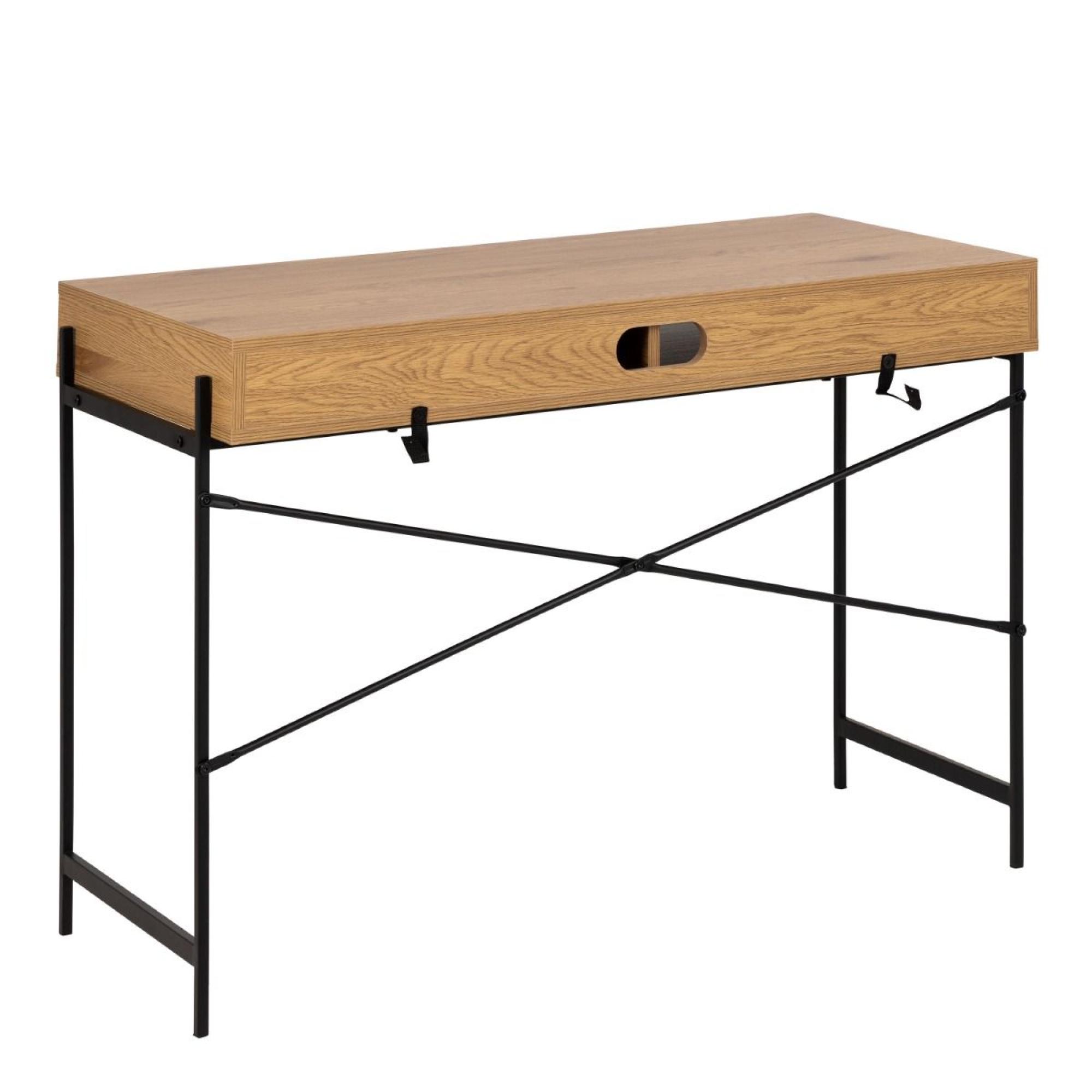 Angus Desk - 1 Door - Oak