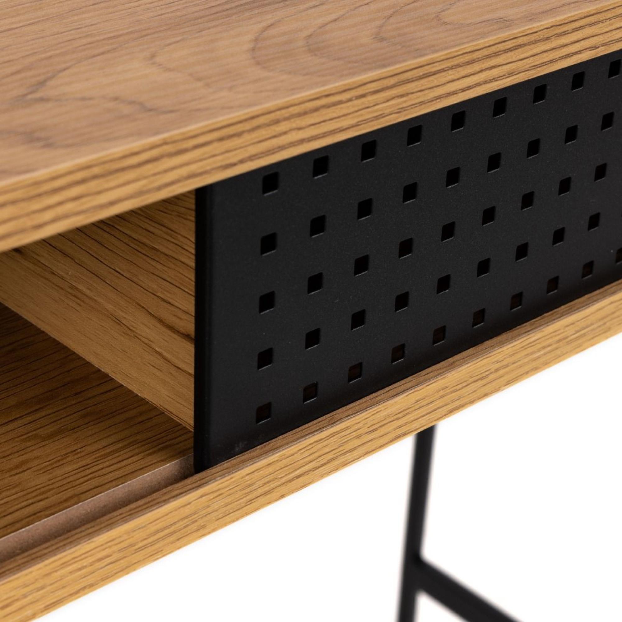 Angus Desk - 1 Door - Oak