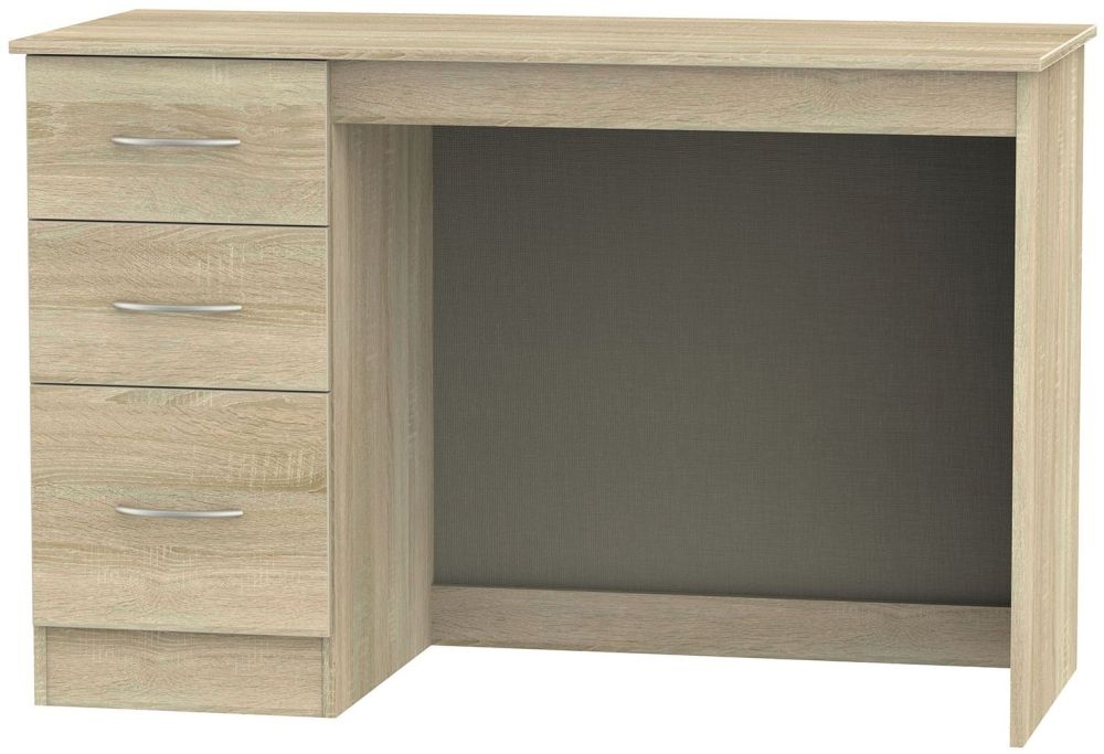 Avon Oak Effect 3 Drawer Desk