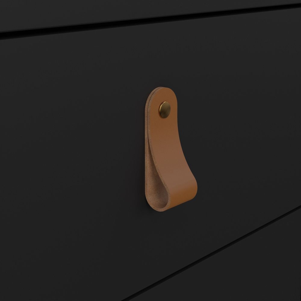 Barcelona Desk - 3 Drawer - Black