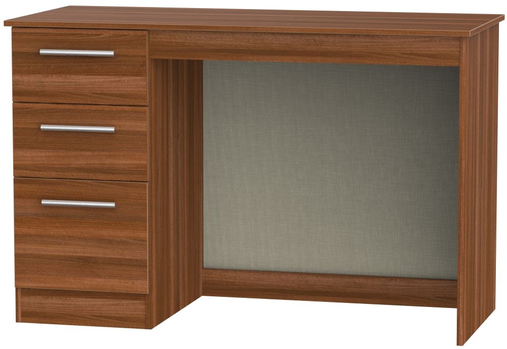 Contrast Noche Walnut 3 Drawer Desk