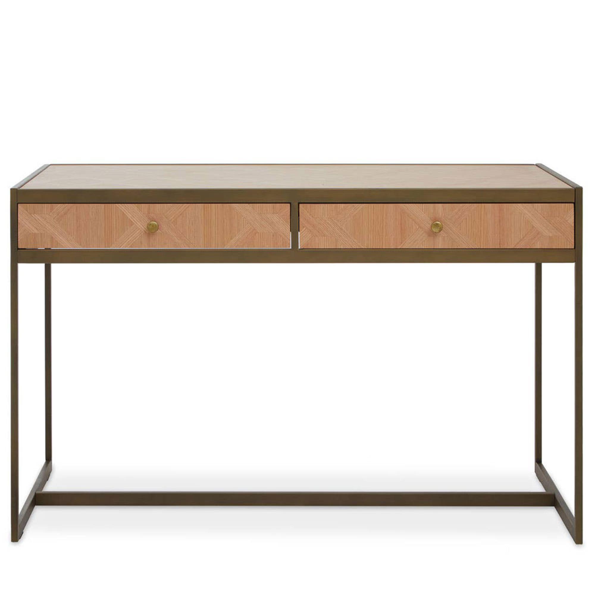 Grenoble Desk - 2 Drawer - Oak