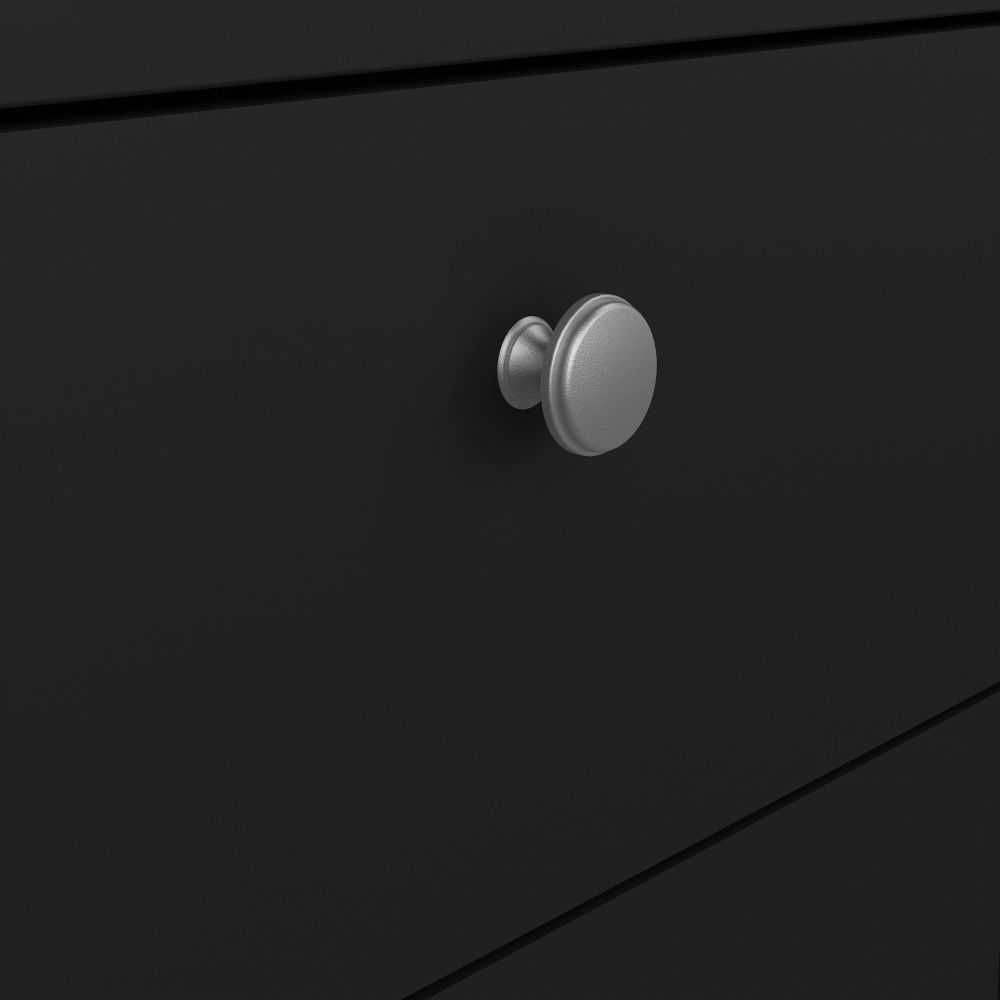 Madrid Desk - 3 Drawer - Black