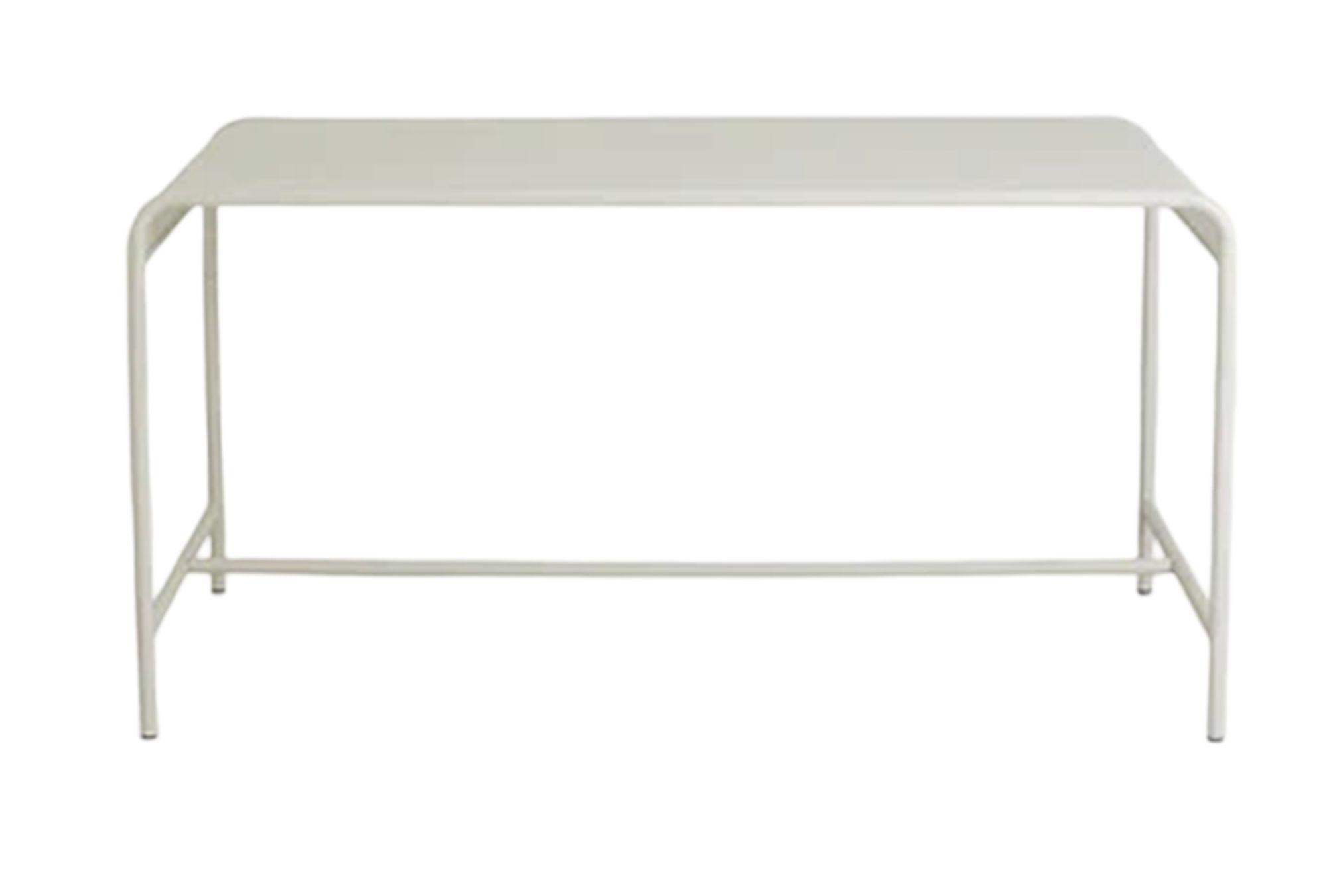 Brenta White Metal Writing Desk