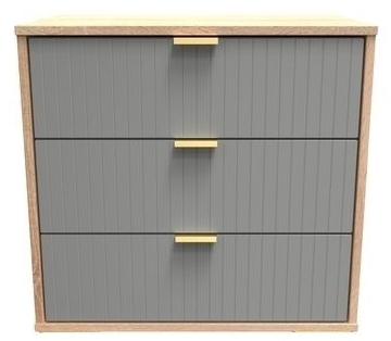 Dusk Grey Front and Bardolino Base Unit