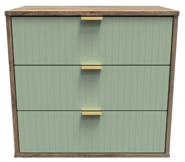 Reed Green Front and Vintage Oak Base Unit