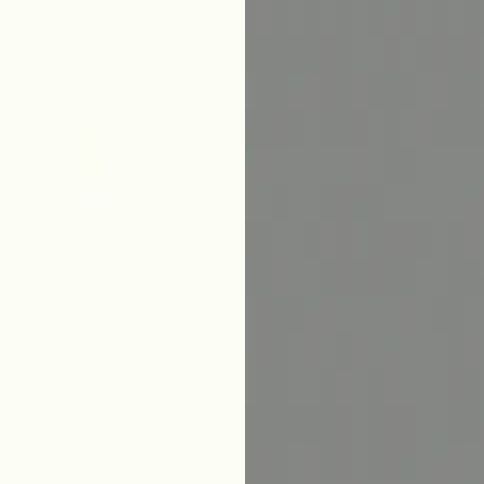 Matt White Front with Dusk Grey Base