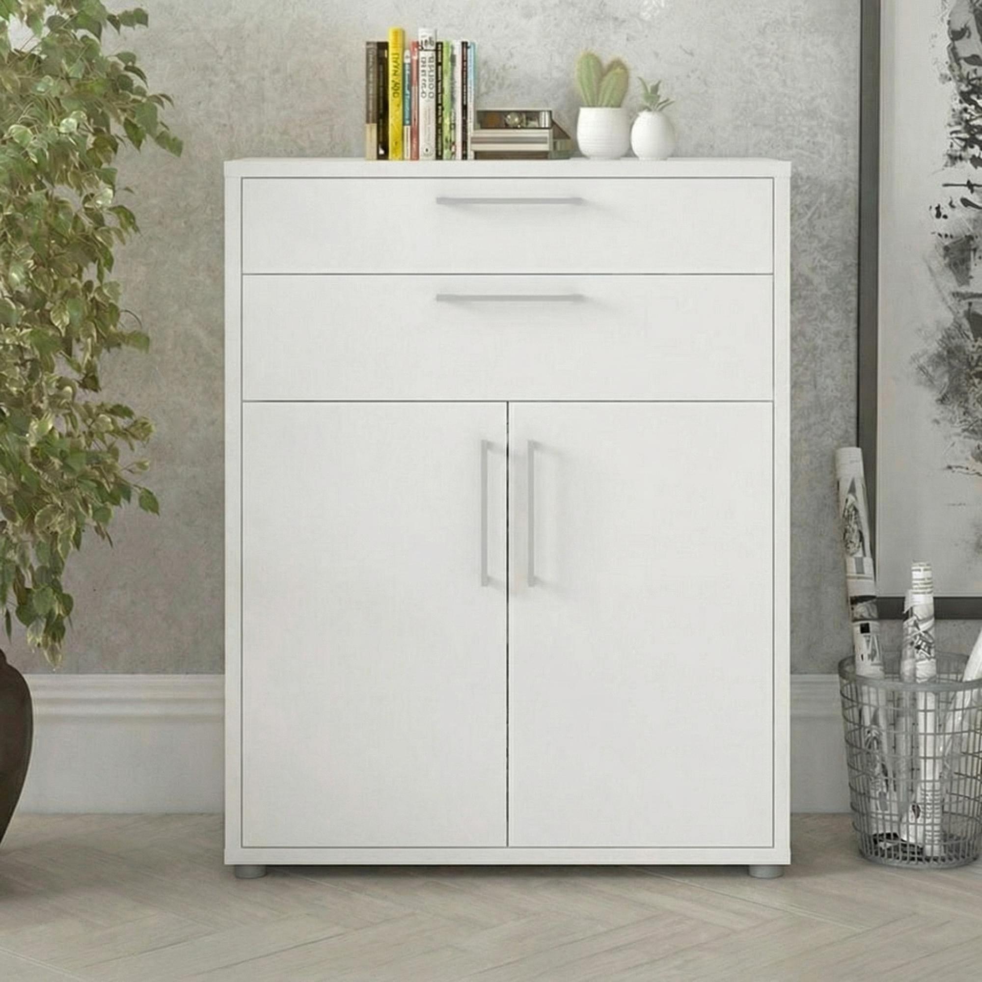 Prima Filing Cabinet - 2 Door - 2 Drawer - White